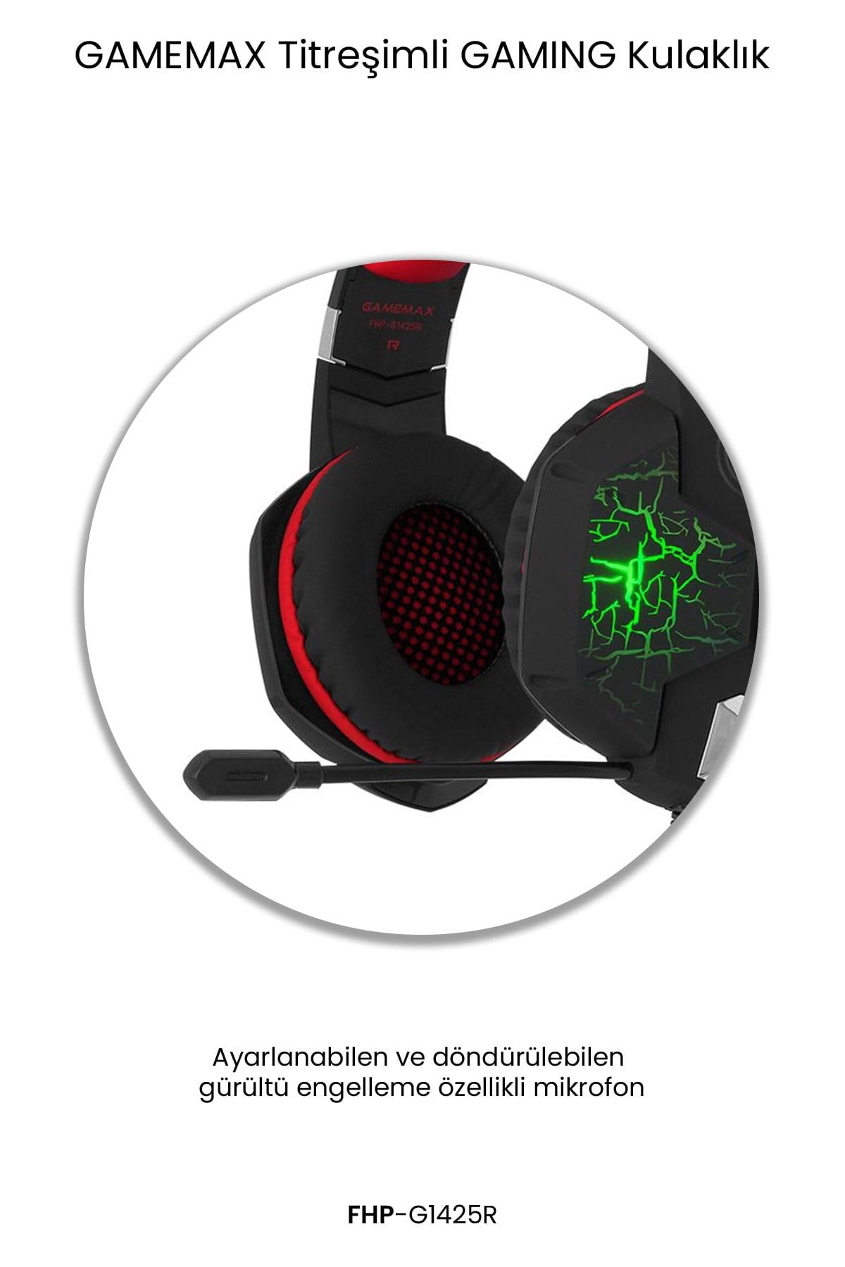 Gamemax 5478, 7.1 Titreşimli S.Sound Kulaklık
