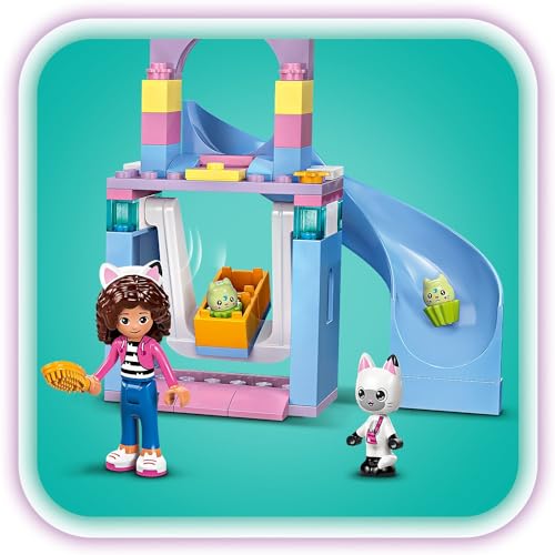LEGO 4+ Gabby’s Dollhouse Gabby’nin Kedicik Bakım Odası 10796-4 Yaş ve Üzeri Çocuklar için Yaratıcı Oyuncak Yapım Seti (165 Parça)
