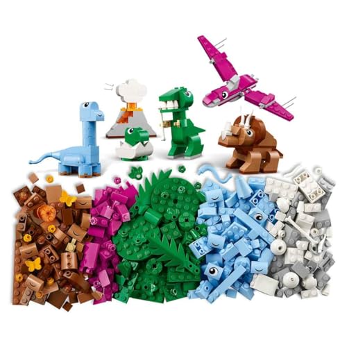 LEGO Classic Yaratıcı Dinozorlar 11041-5 Yaş ve Üzeri Çocuklar için Yaratıcı ve Eğlenceli Oyuncak Yapım Seti (450 Parça)