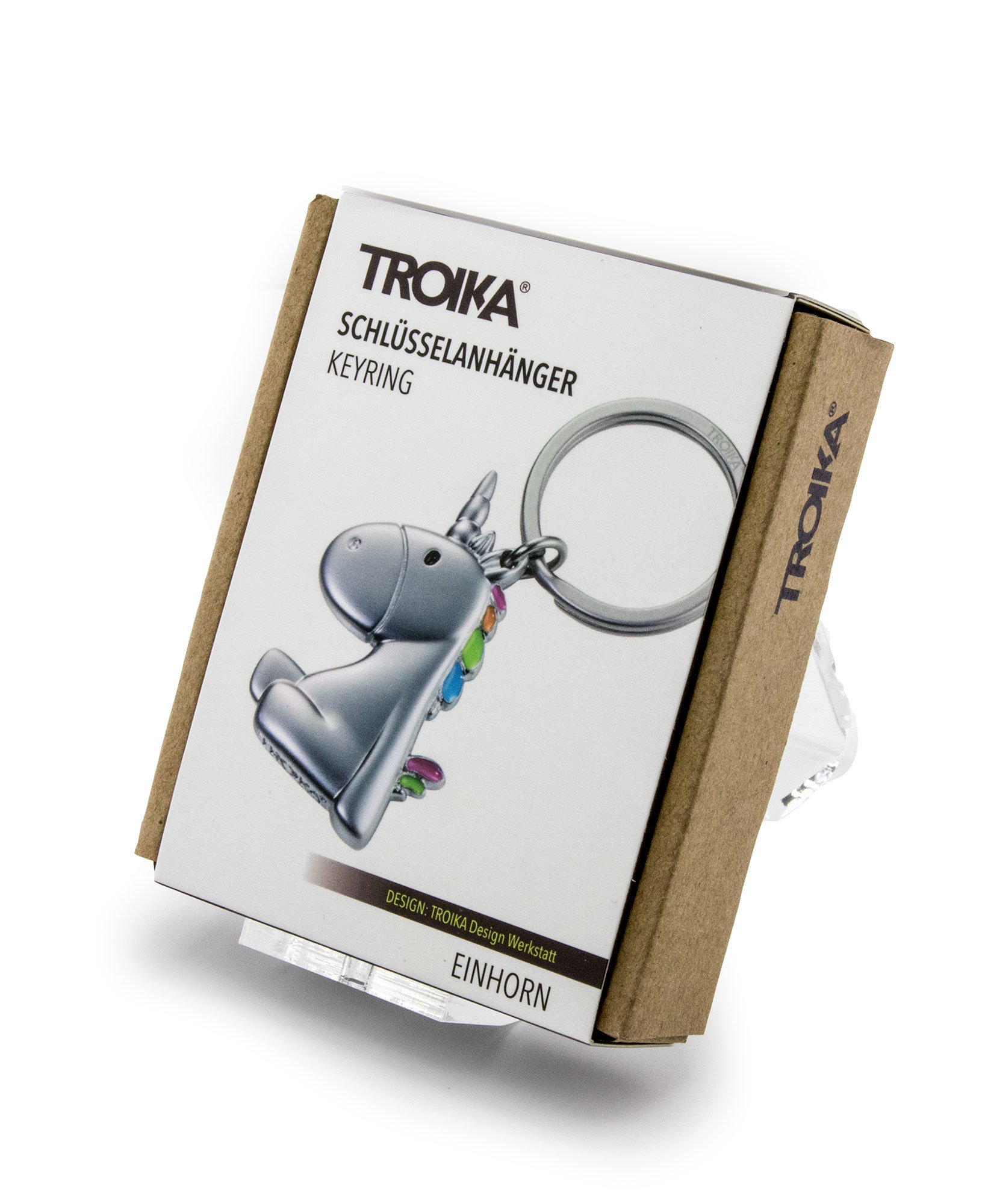 Troika Unicorn – KR17-08/MA – Anahtarlık – Tek Boynuzlu At – Son Seiner Art – Metal Döküm – Şirin – Orijinal Troika Unicorn, renk: çok renkli