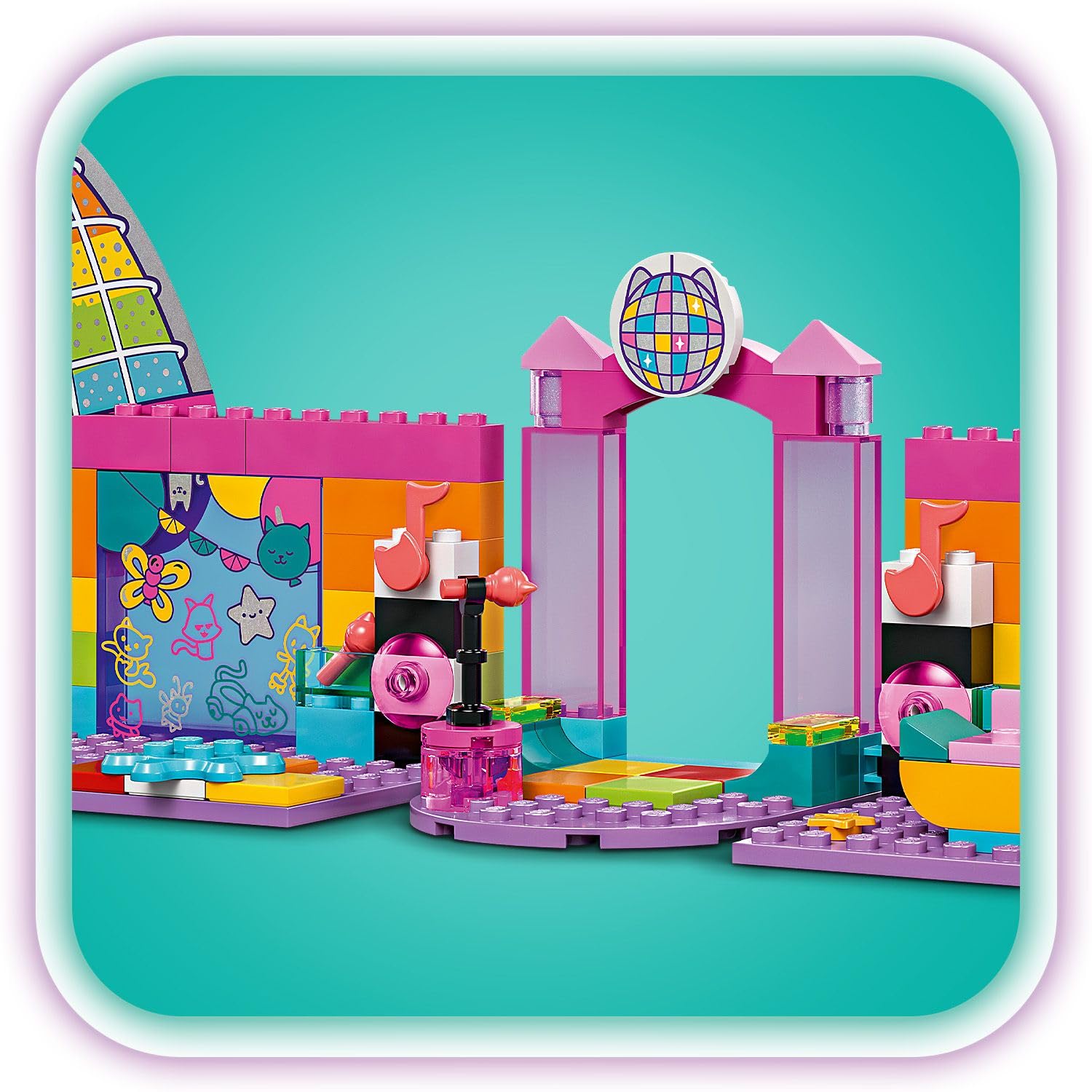 LEGO Gabby’nin Parti Odası 10797 – 4 Yaş ve Üzeri Çocuklar Doğum Günü Hediyesi Fikri, Parti Oyuncakları, Mini Bebek Figürleri ve Hayvan Figürleri İçeren Yaratıcı Oyuncak Yapım Seti (252 Parça)