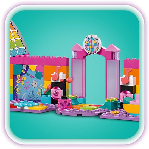 LEGO Gabby’nin Parti Odası 10797 – 4 Yaş ve Üzeri Çocuklar Doğum Günü Hediyesi Fikri, Parti Oyuncakları, Mini Bebek Figürleri ve Hayvan Figürleri İçeren Yaratıcı Oyuncak Yapım Seti (252 Parça)