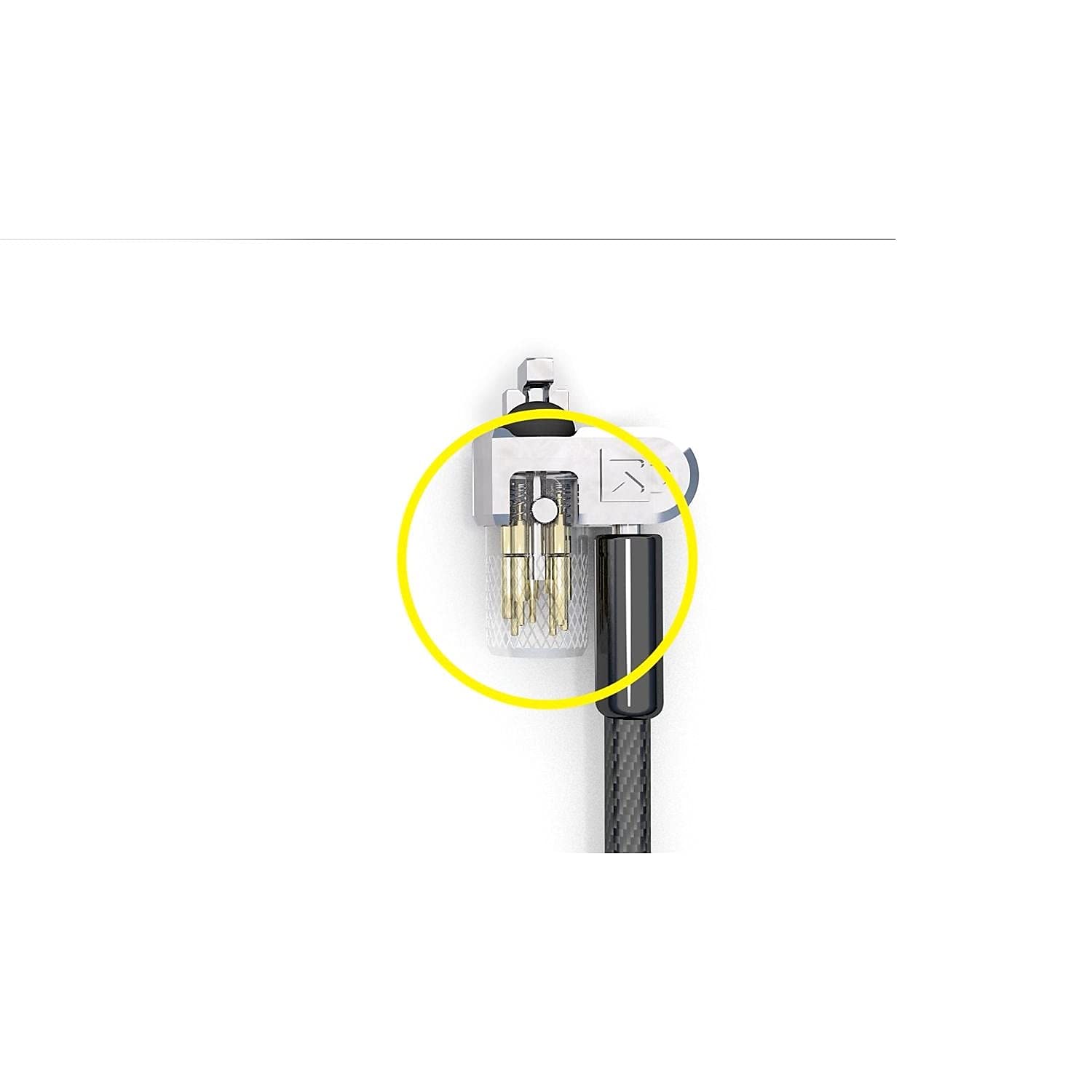 Kensington K65048WW MicroSaver 2.0 Twin Notebook Kilidi, T-Bar kilit mekanizmasi ve karbon çelik kab