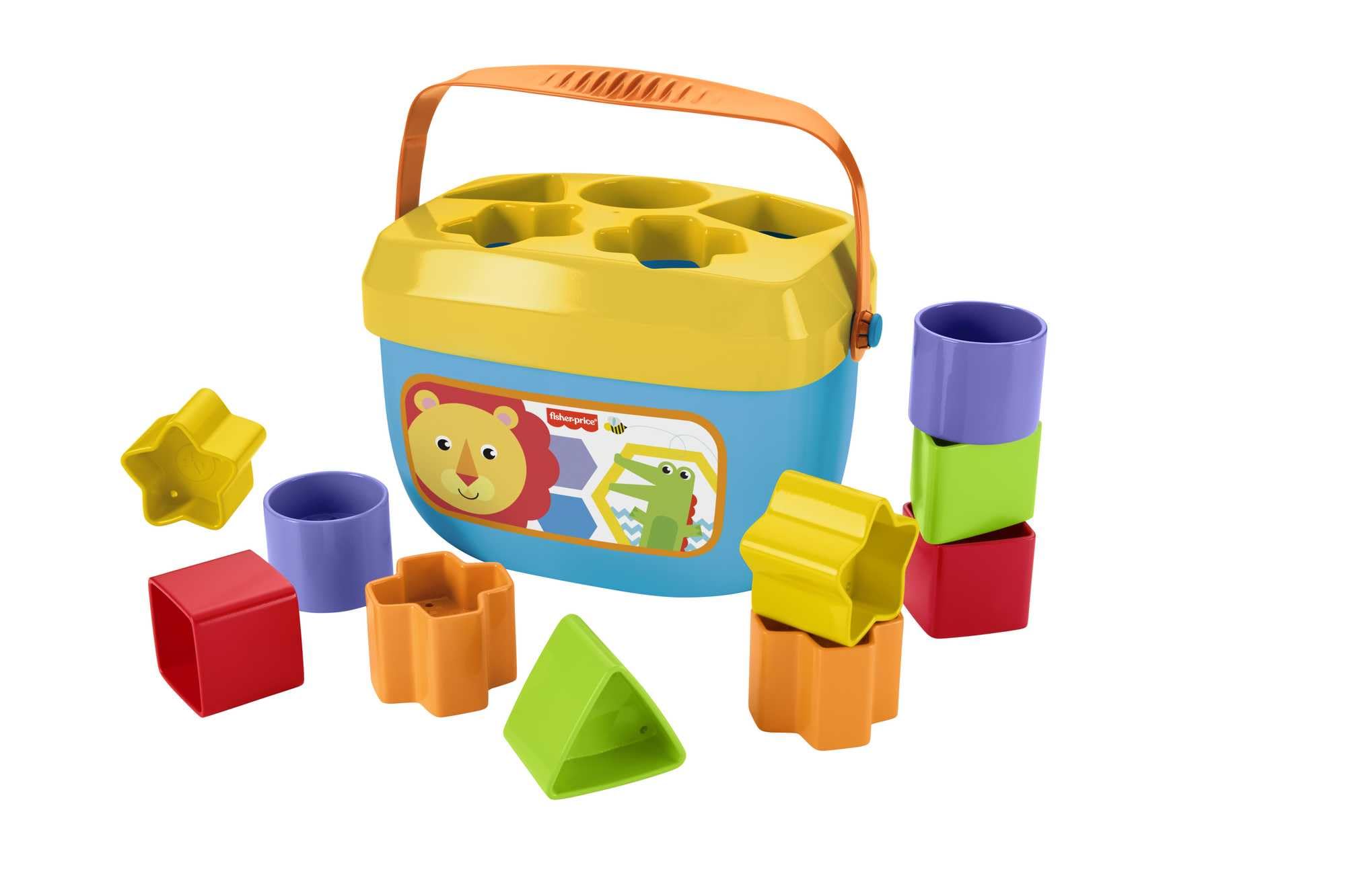 Fisher Price Sıralama Oyuncağı Renkli Bloklar, Bebeğinize şekilleri, renkleri ve daha fazlasını tanıtan klasik yerleştirme ve sıralama eğlencesi, FFC84