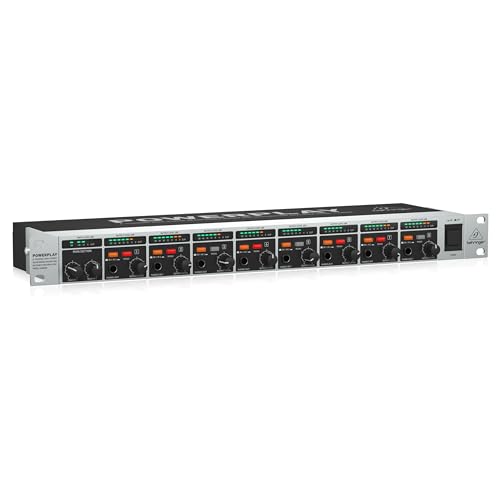 BEHRINGER POWERPLAY HA8000 V2 8-Kanal Yüksek Çıkışlı Kulaklık Mix ve Dağıtım Amfisi