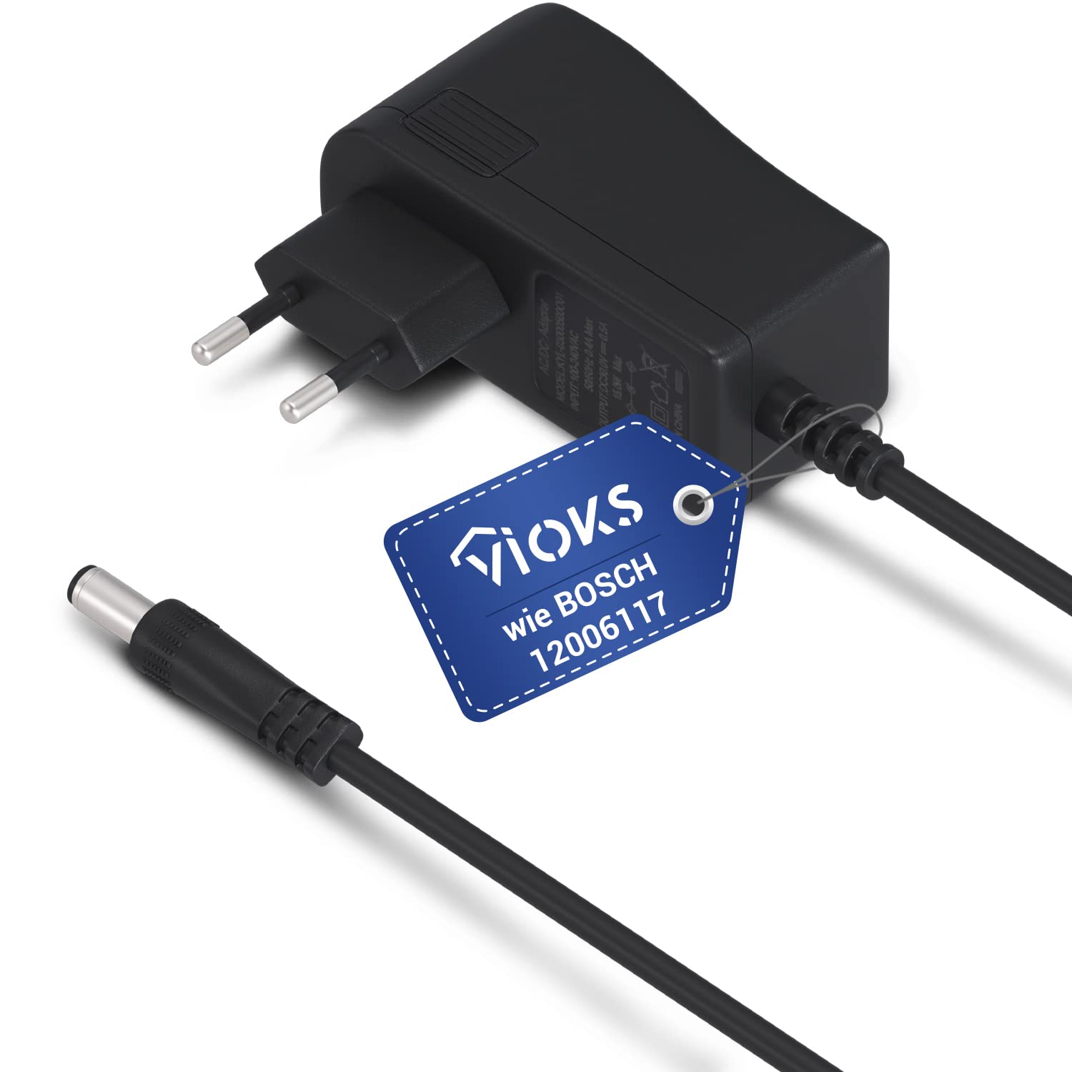 VIOKS 12006117 şarj kablosu Bosch elektrikli süpürge için yedek şarj kablosu / güç kaynağı 30 V 500 mA Bosch Athlet 25.2v, Zoo & Siemens elektrikli süpürge için