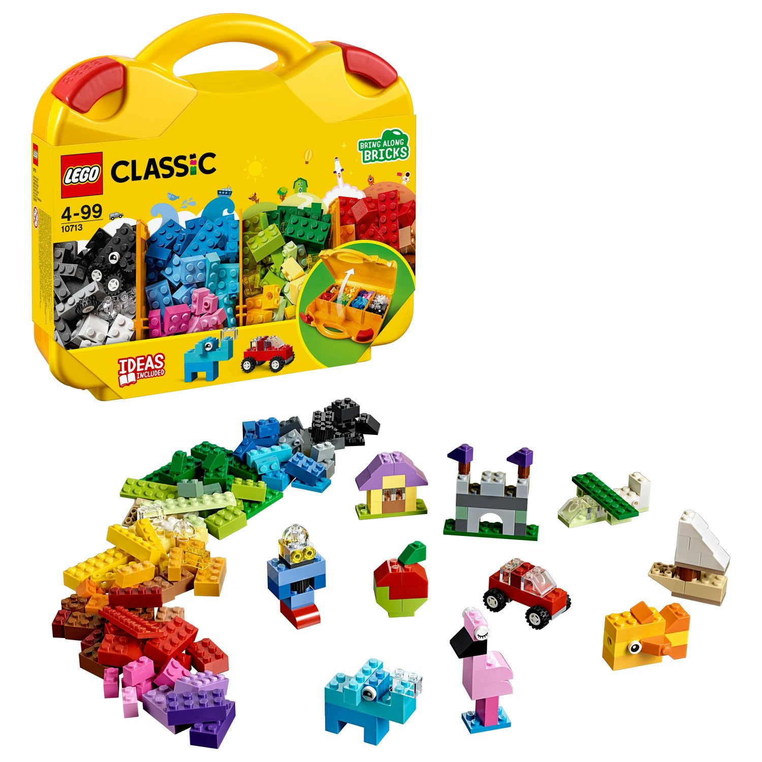 LEGO Classic Yaratıcı Çanta 10713-4 Yaş ve Üzeri Çocuklar için Yaratıcı Oyuncak Yapım Seti (213 Parça)