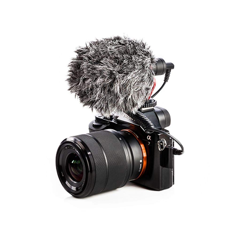 Boya BY-MM1 Pilsiz Kamera Üstü Çift Mikrofon, iPhone, Android, DSLR Kamera Uyumlu