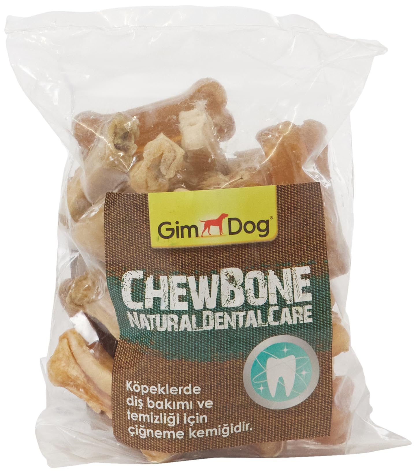 GimDog Mordimi Press Köpekler İçin Kemik, 25'li, Naturel