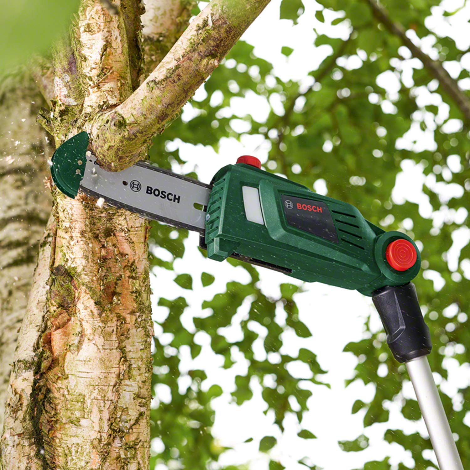 Bosch Home And Garden Pil Elektrikli Budama Makinesi Universalchainpole 18 (Pil, Şarj Cihazı, Karton, 18 Volt System, 2,5 Ah)