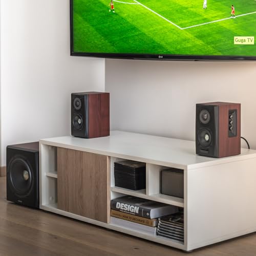Edifier S350DB Kitaplık Hoparlör ve Subwoofer 2.1 Hoparlör Sistemi Bluetooth v4.1 aptX Kablosuz Ses, Optik Giriş