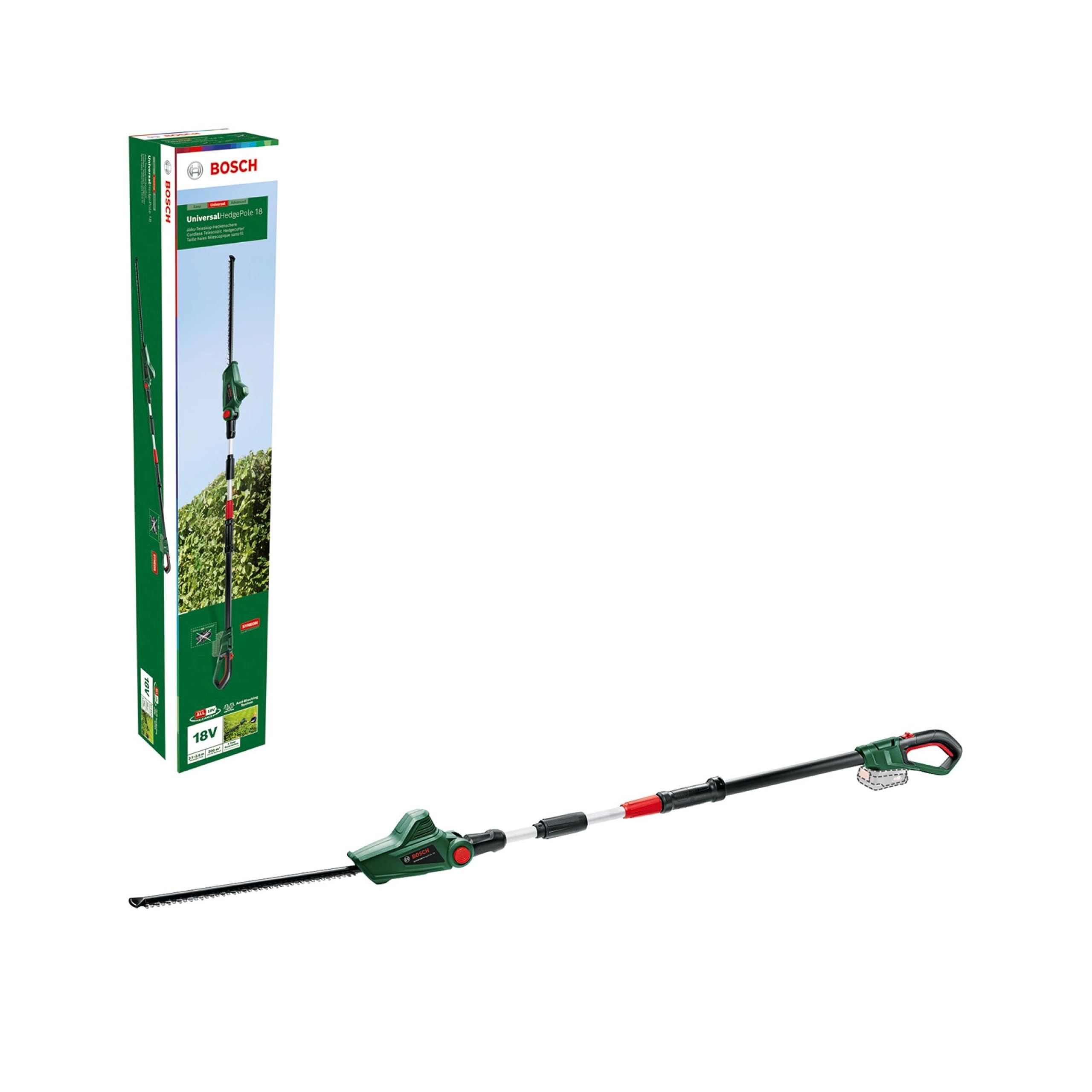 Bosch UniversalHedgePole 18 Akülü Teleskopik Çit Kesme (Solo)