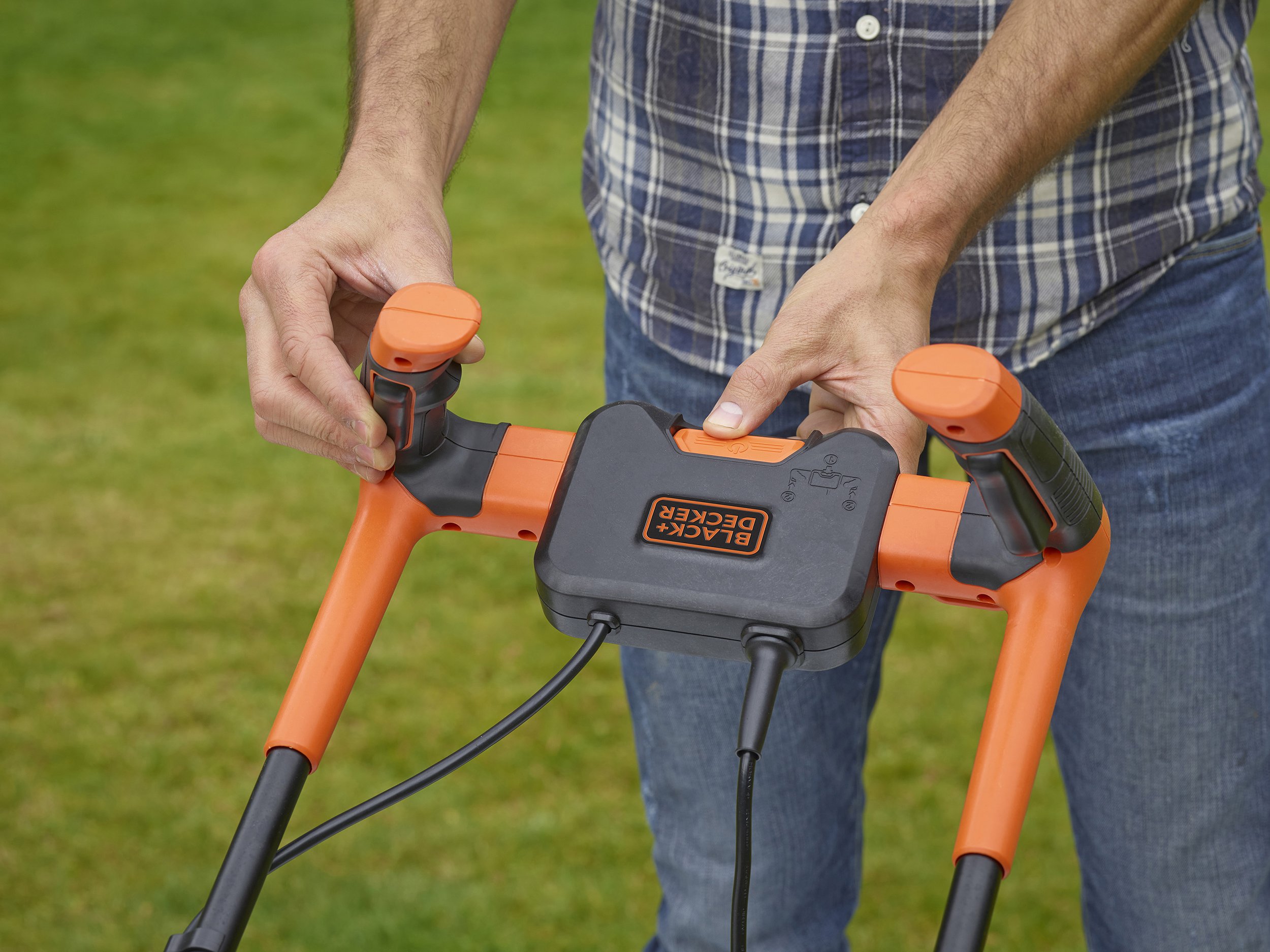 Black + Decker Bemw461Bh/Qs 1400W 34 Cm Çim Kesme Makinesi(Bike Handle)