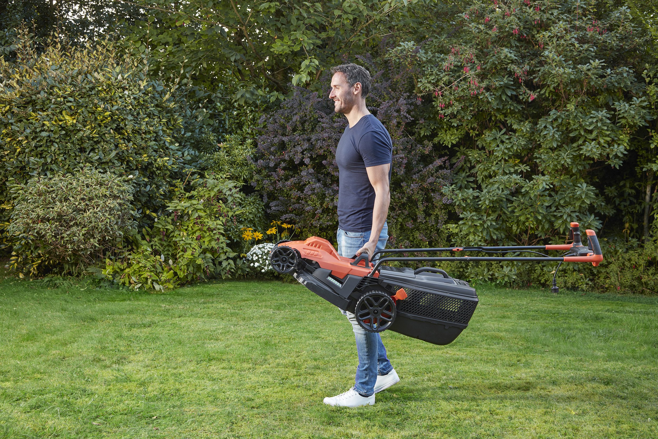 Black + Decker Bemw461Bh/Qs 1400W 34 Cm Çim Kesme Makinesi(Bike Handle)