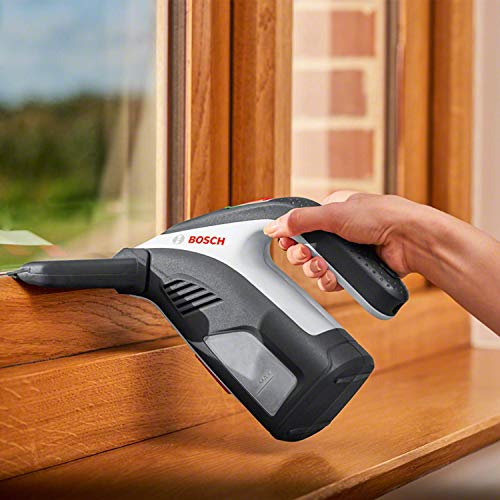Bosch Home And Garden Akülü Pencere Temizleyici, Glassvac Cam Temizleyici, Premium Paket, Pencere, Ayna ve Duş Temizliği için, Çalışma Süresi Yaklaşık 35 Pencere, Karton Kutuda