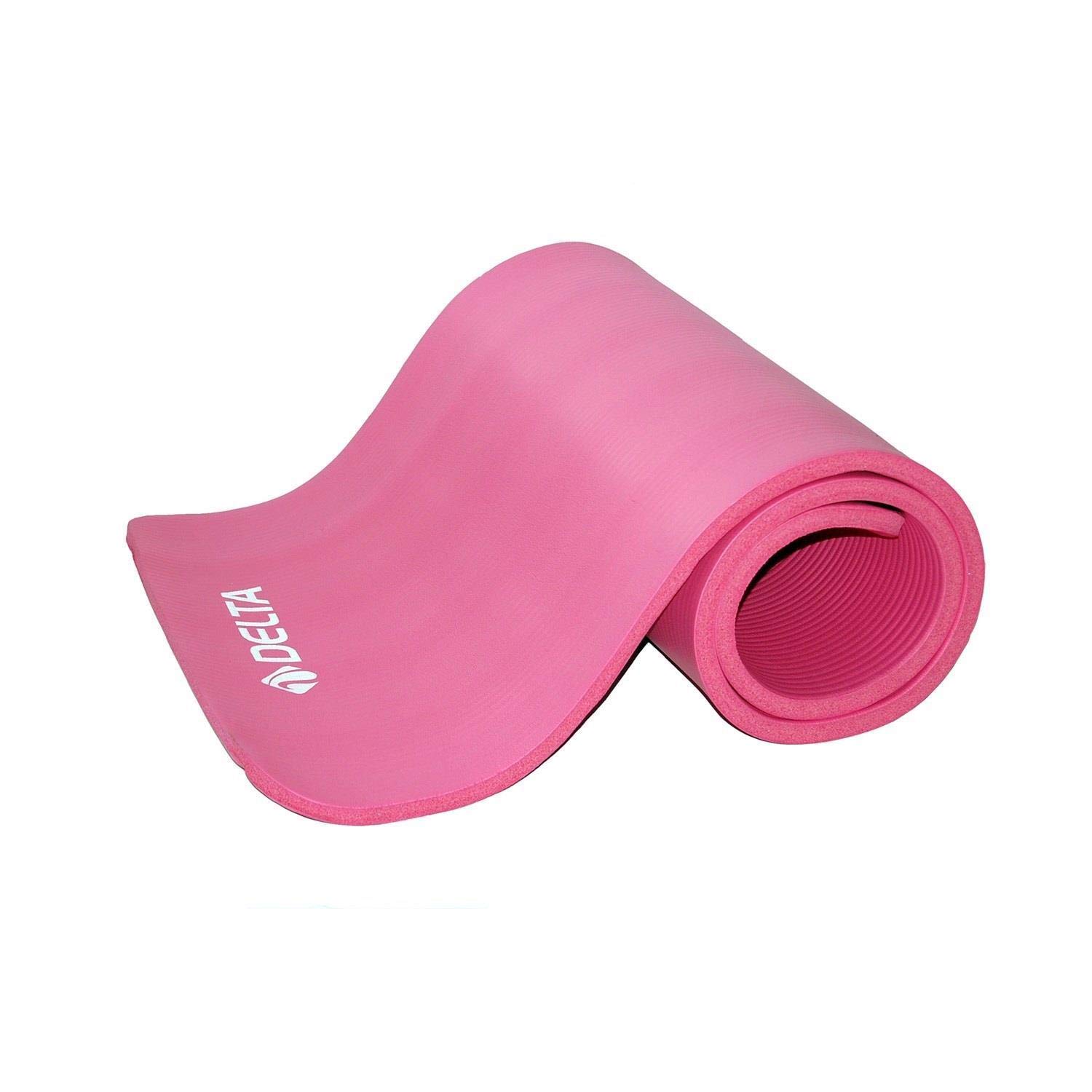 Delta Konfor Zemin 10 MM Taşıma Askılı Pilates Minderi Yoga Matı, 10 MM (Siyah)