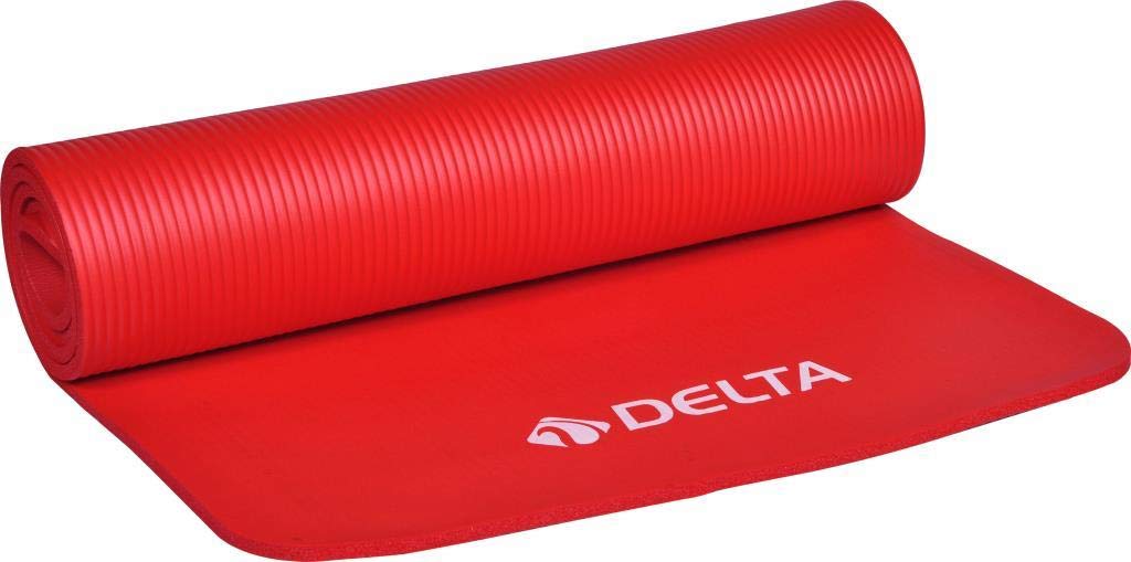 Delta Konfor Zemin 10 MM Taşıma Askılı Pilates Minderi Yoga Matı, 10 MM (Siyah)