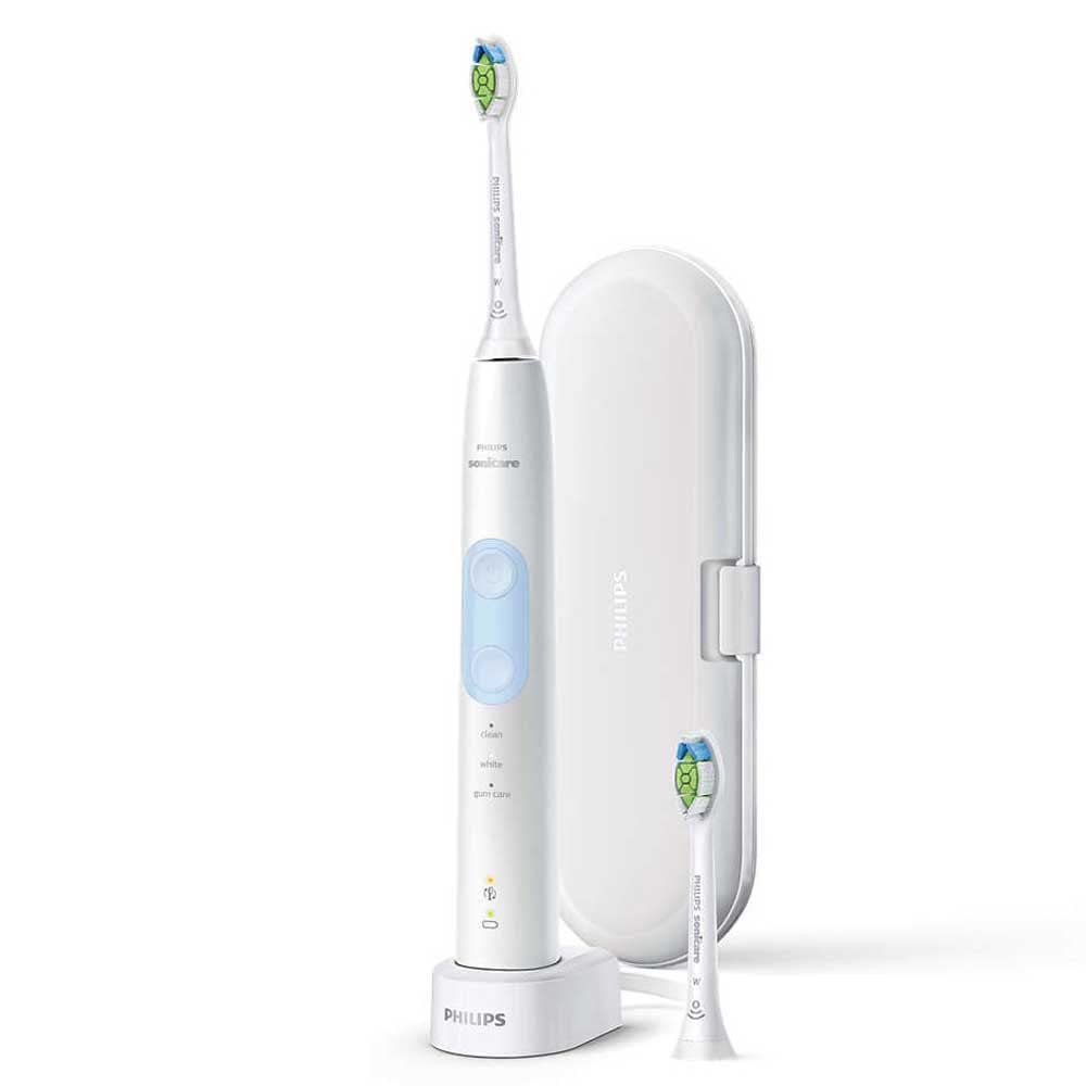 Philips Sonicare Protective Clean 5100 Sonic Şarjlı Diş Fırçası, 7 Kat Daha Fazla Plak Temizliği, 3 Temizlik Modu, Basınç Sensörü, 14 Gün Şarj Ömrü, Seyahat Kabı, 1 Eksta Yedek Başlık, HX6859/29