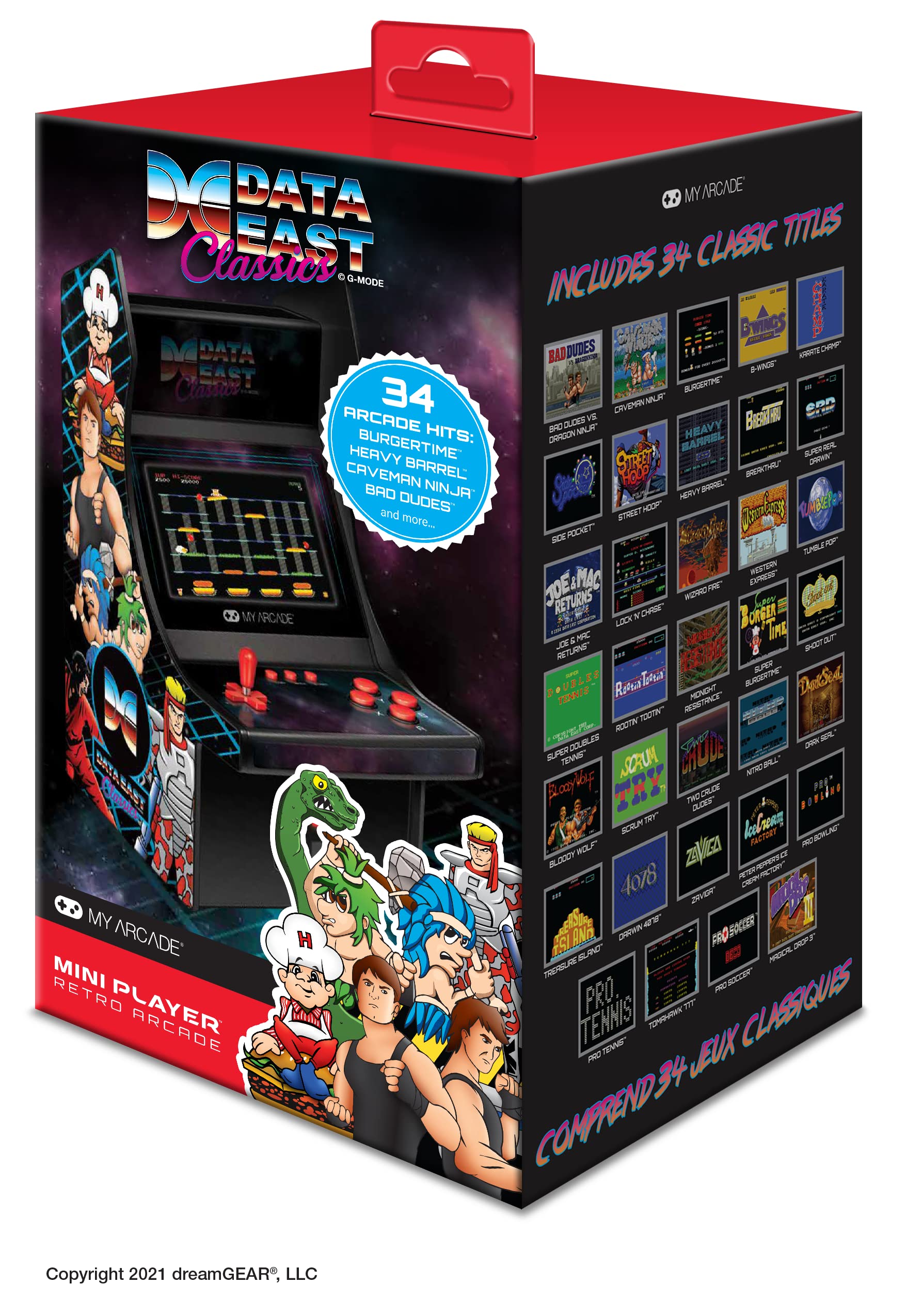 MY ARCADE 25CM DATA EAST™ HITS RETRO KONSOL 34 OYUN