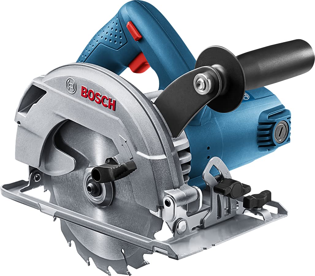 Bosch Professional GKS 600 Daire Testere (1.200 W, Testere çapı: 165 mm, Göbek çapı: 20 mm, Ahşapta kesme kapasitesi: 55 mm)