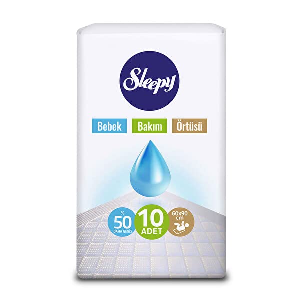 Sleepy Babycare Bebek Bakım Örtüsü 10 Adet
