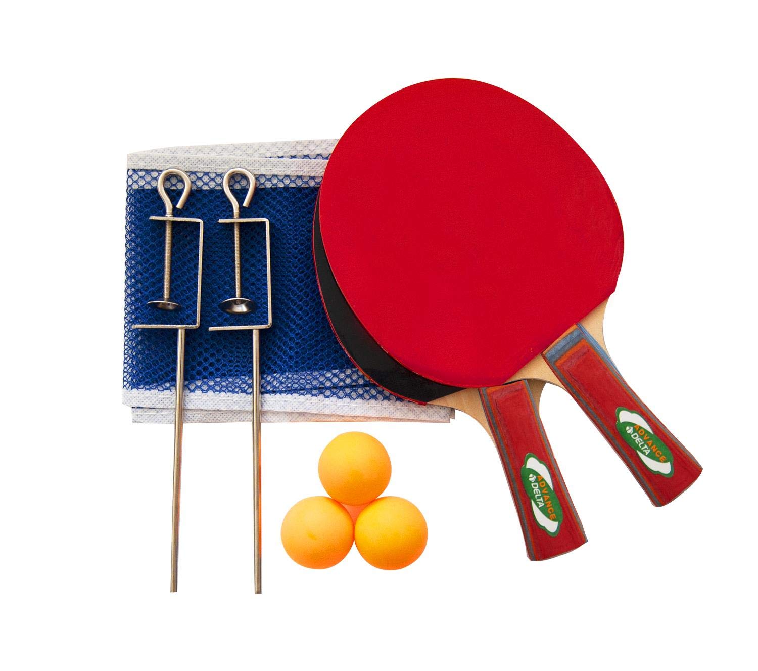 Delta Ds 870 Masa Tenisi Raket Seti, Unisex, Çok Renkli, Tek Beden