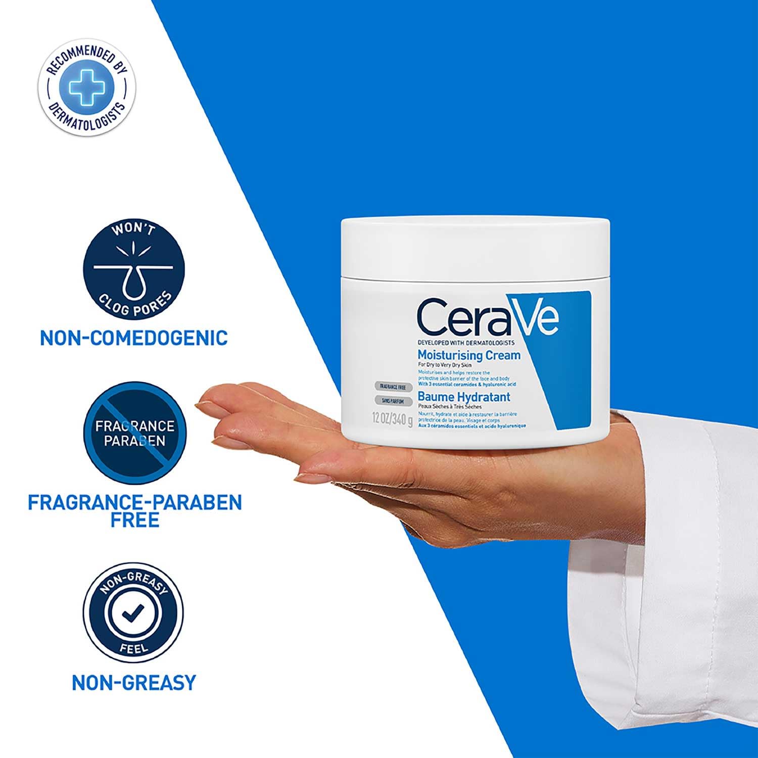 CeraVe Moisturising Cream Nemlendirici Bakım Kremi 340 gr