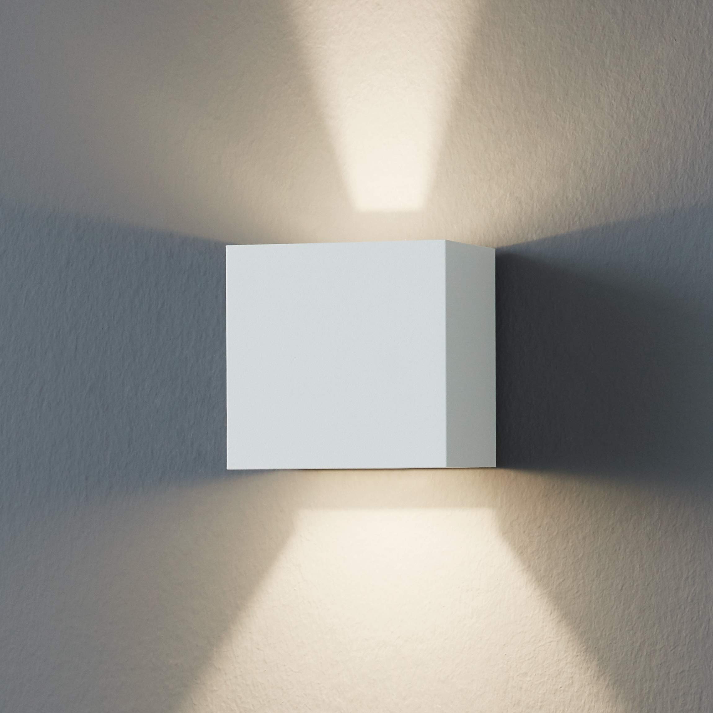 EGLO LED Dış Duvar Lambası Calpino, 2 Ampullü Dış Mekan Lambası, Duvar Lambası Alüminyum, Renk: Beyaz, IP54
