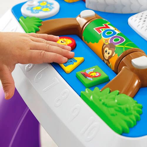 Fisher Price Eğlen & Öğren Yaşa Göre Gelişim, Eğitici Köpekçiğin Aktivite Masası (Türkçe ve İngilizce), Ayakta Durmaya Teşvik Eder, Işıklı, Sesli Oyunlar DRH44