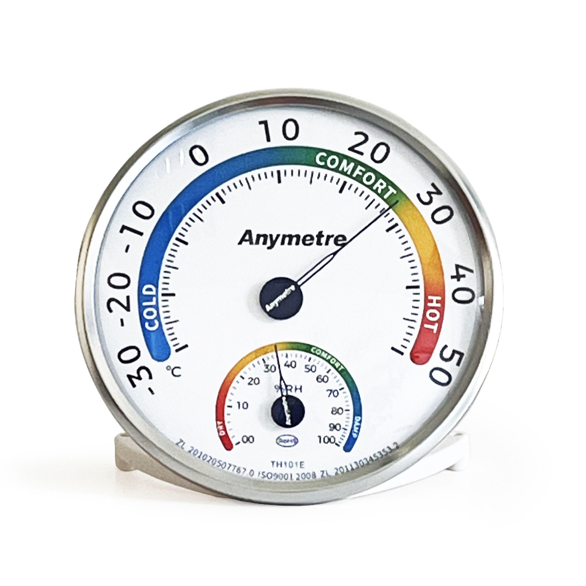 Anymetre Th-101E Termometre Higrometre Nem Ölçer, Siyah