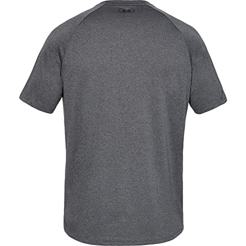 Under Armour UA Tech 2.0 SS Tee Erkek T-Shirt Carbon Heather / / Black SM