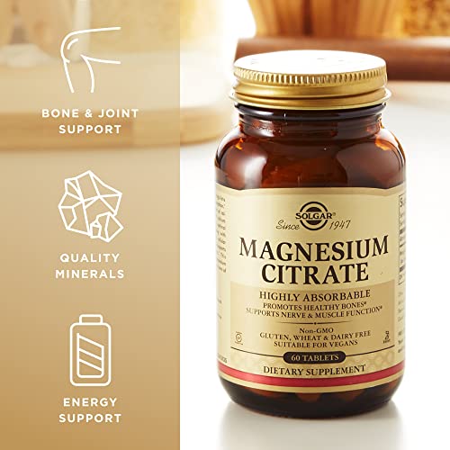 Solgar Magnesium Citrate 200 Mg Tablet (60 Kapsül)