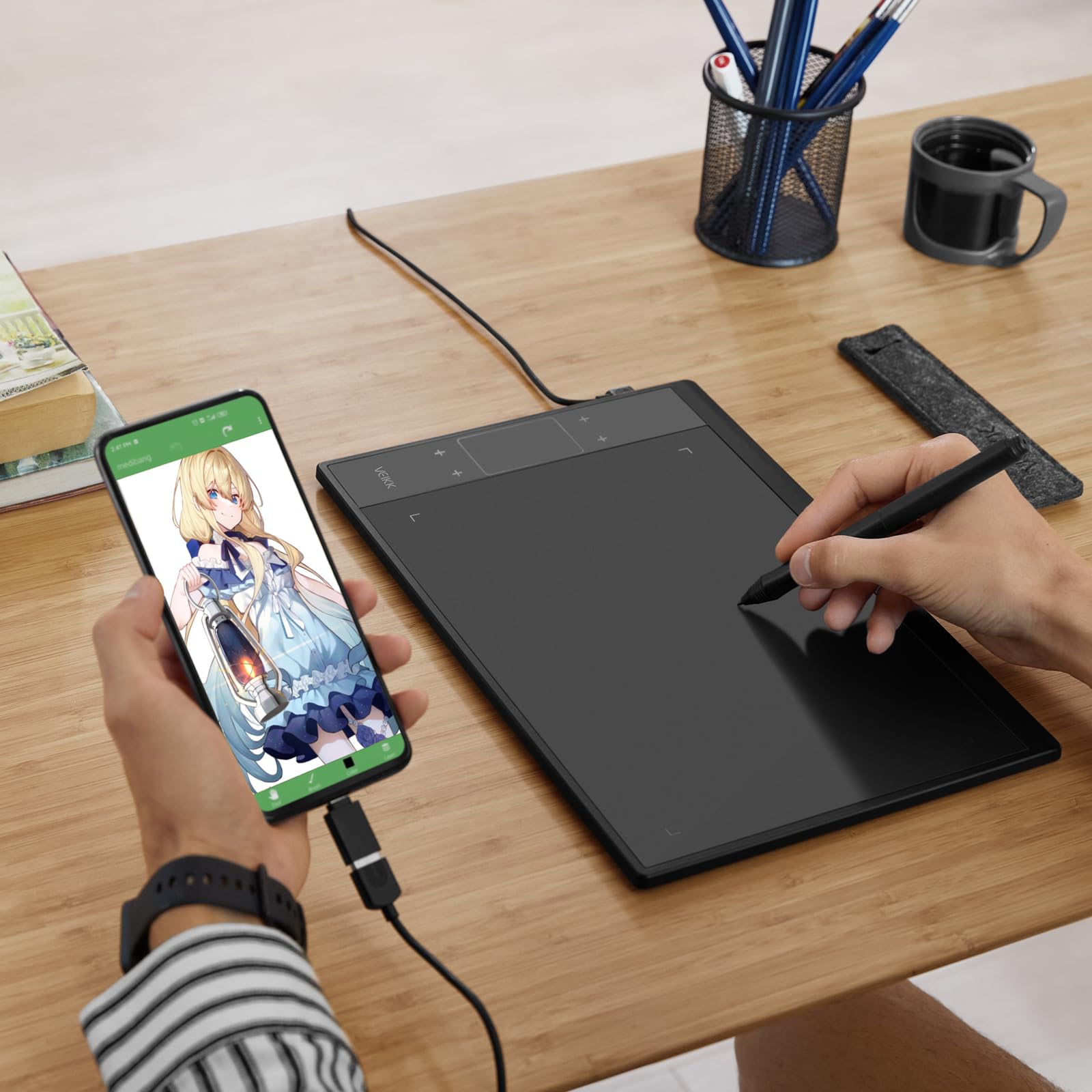 Veikk A30 10 x 6" Grafik Tablet