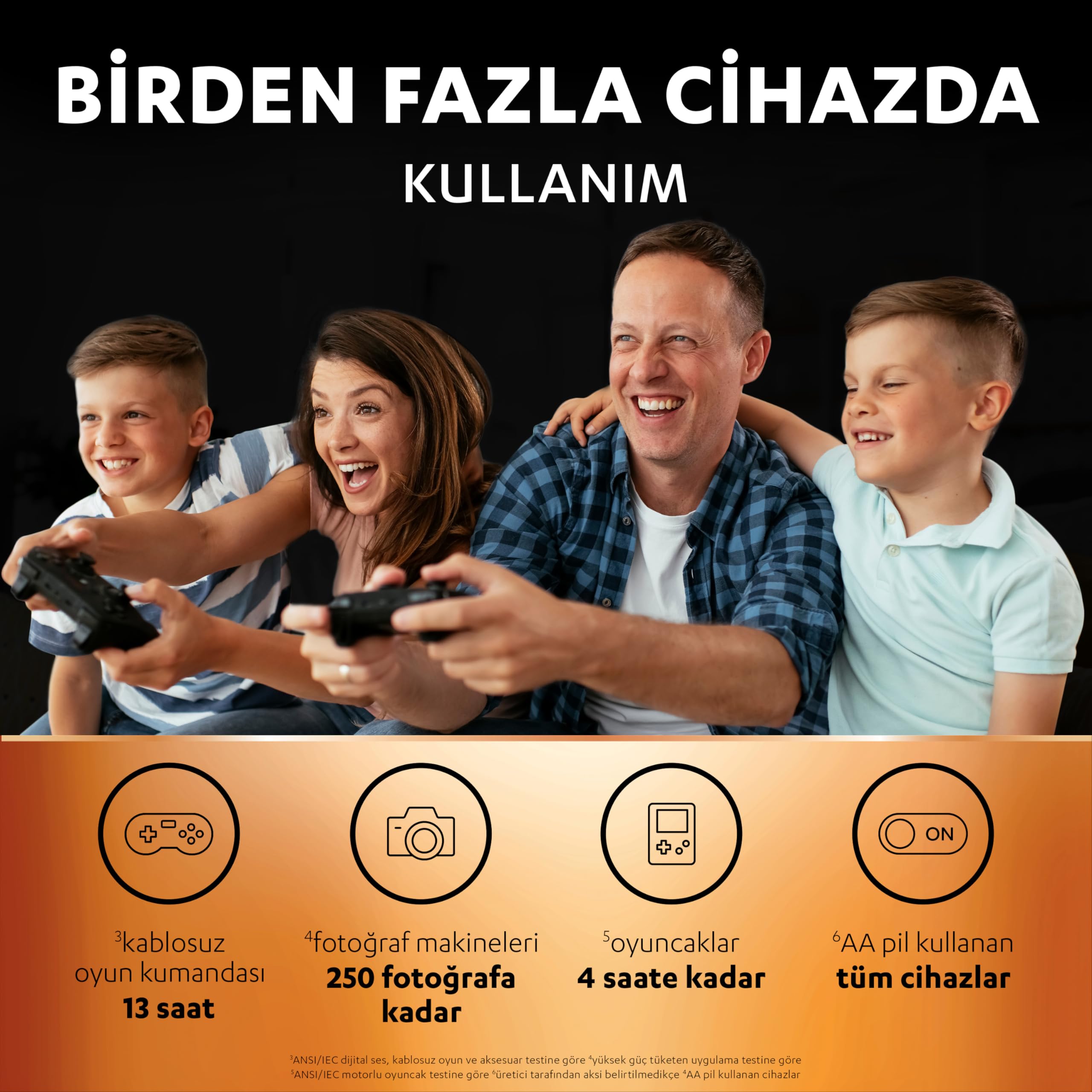 Duracell Şarj Edilebilir Pil AA Kalem (2'li Paket), 1300 mAh NiMH, 2000 Sarj Döngüsü, Önceden Sarj E