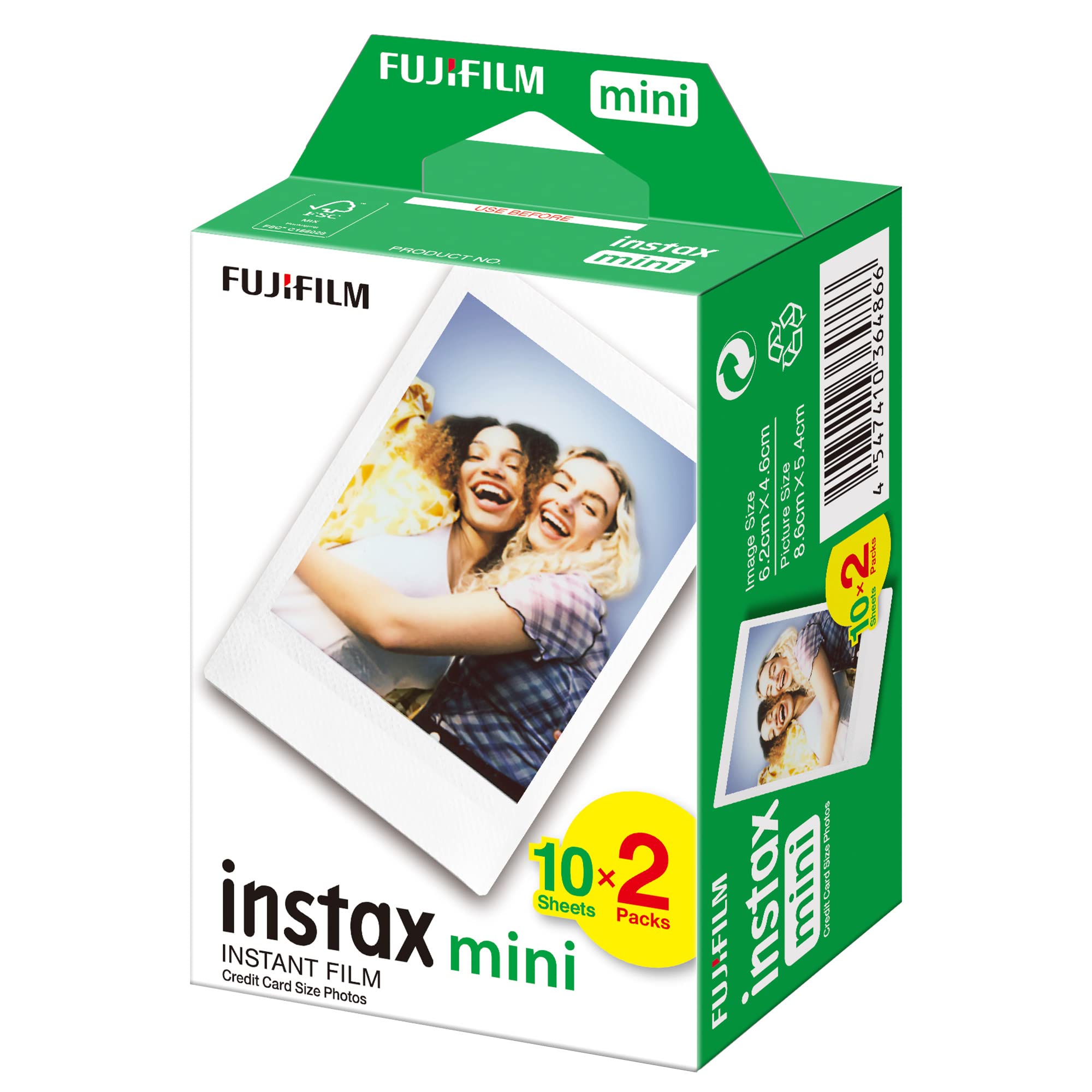 Instax Fuji Mini 7-8-9-11-12-25-70-90 için 20'li Fotoğraf filmi