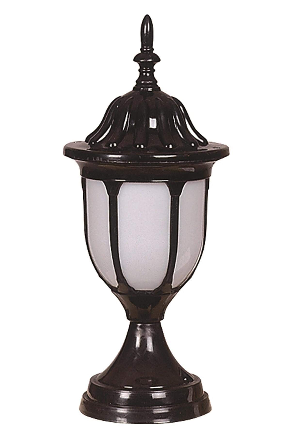 AVONNI BSU-68178-BSY Siyah Elektrostatik Toz Boyalı Dış Mekan Aydınlatma, E27, ABS, Polikarbon Cam, 16cm