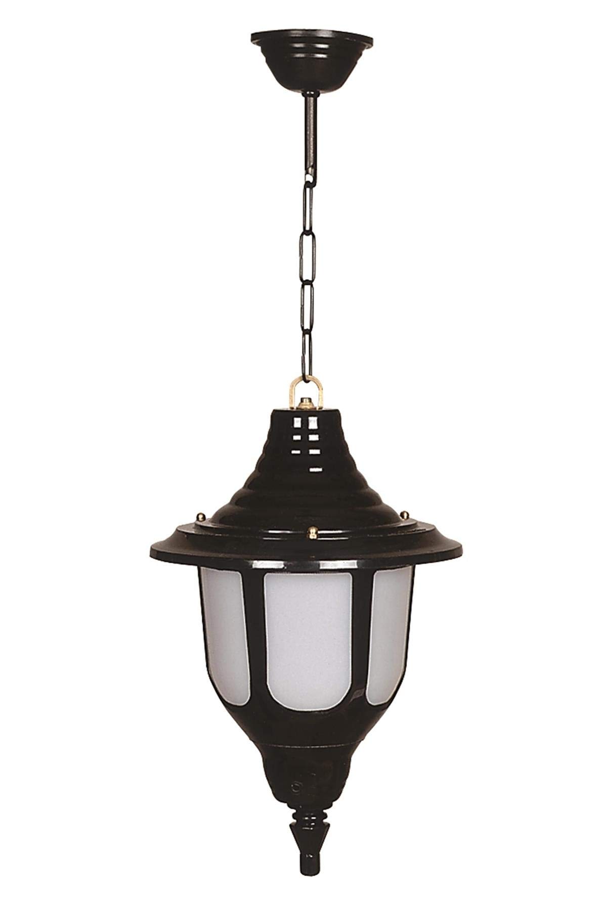 Avonni Bfe-68190-Bsy Siyah Elektrostatik Toz Boyalı Dış Mekan Aydınlatma, E27, Abs, Polikarbon Cam, 24Cm