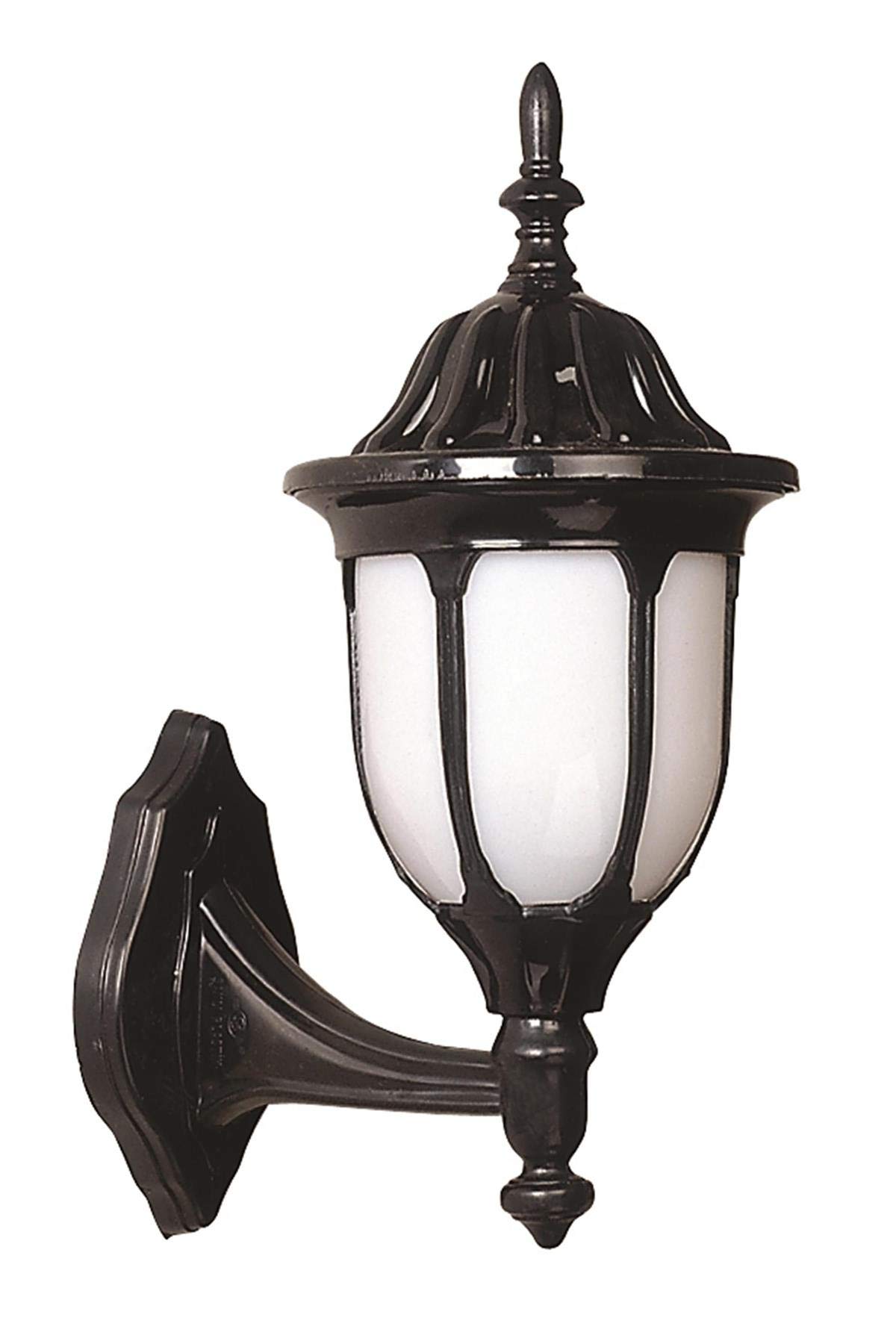 AVONNI BAP-68178-BSY Siyah Elektrostatik Toz Boyalı Dış Mekan Aydınlatma, E27, ABS, Polikarbon Cam, 23x16cm