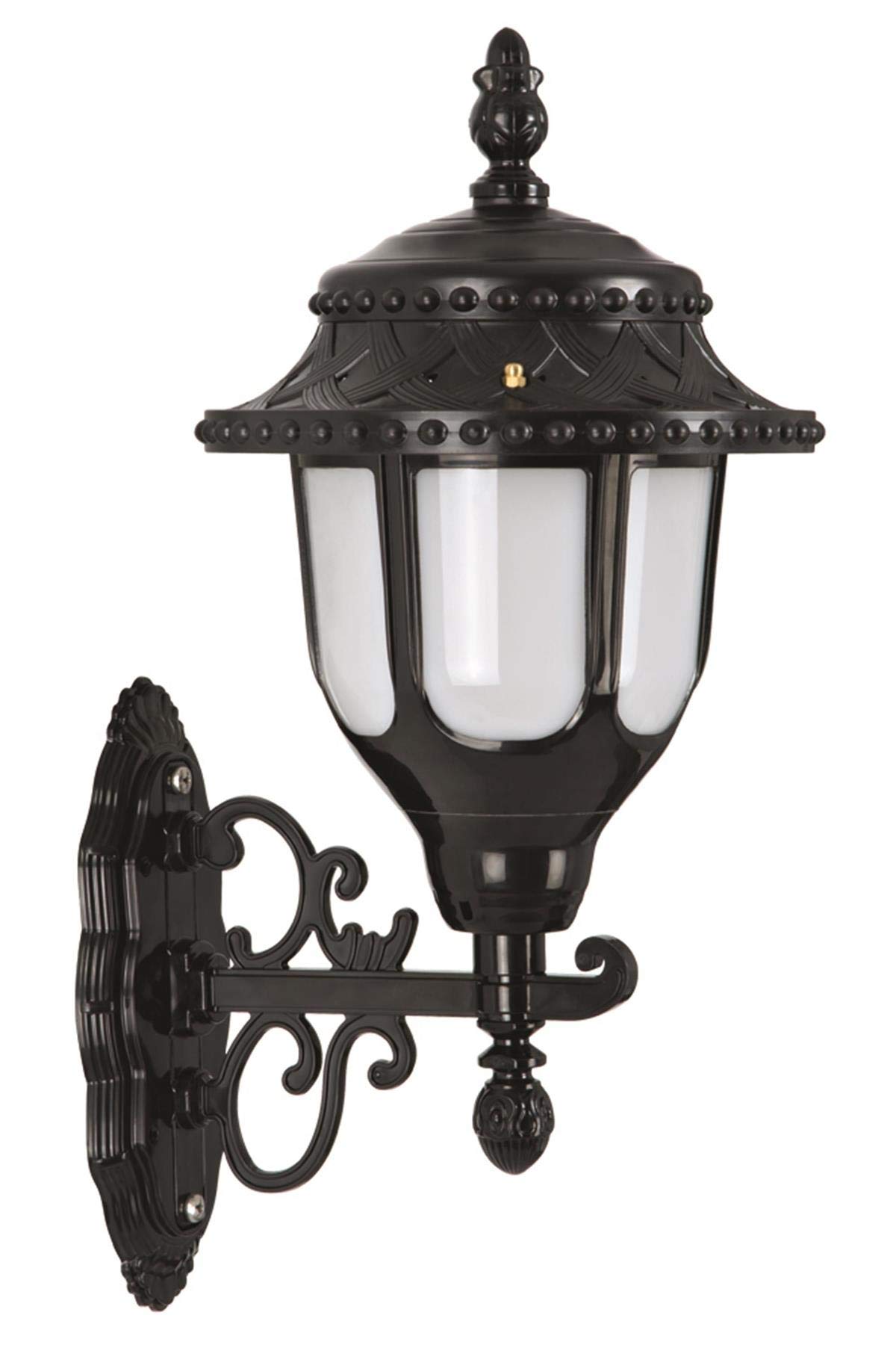 AVONNI BAP-68180-BSY-M1 Siyah Elektrostatik Toz Boyalı Dış Mekan Aydınlatma, E27, ABS, Polikarbon Cam, 30x25cm