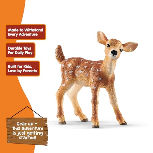 Schleich 14820 Yavru Geyik Oyuncak Figürü, Çok Renkli