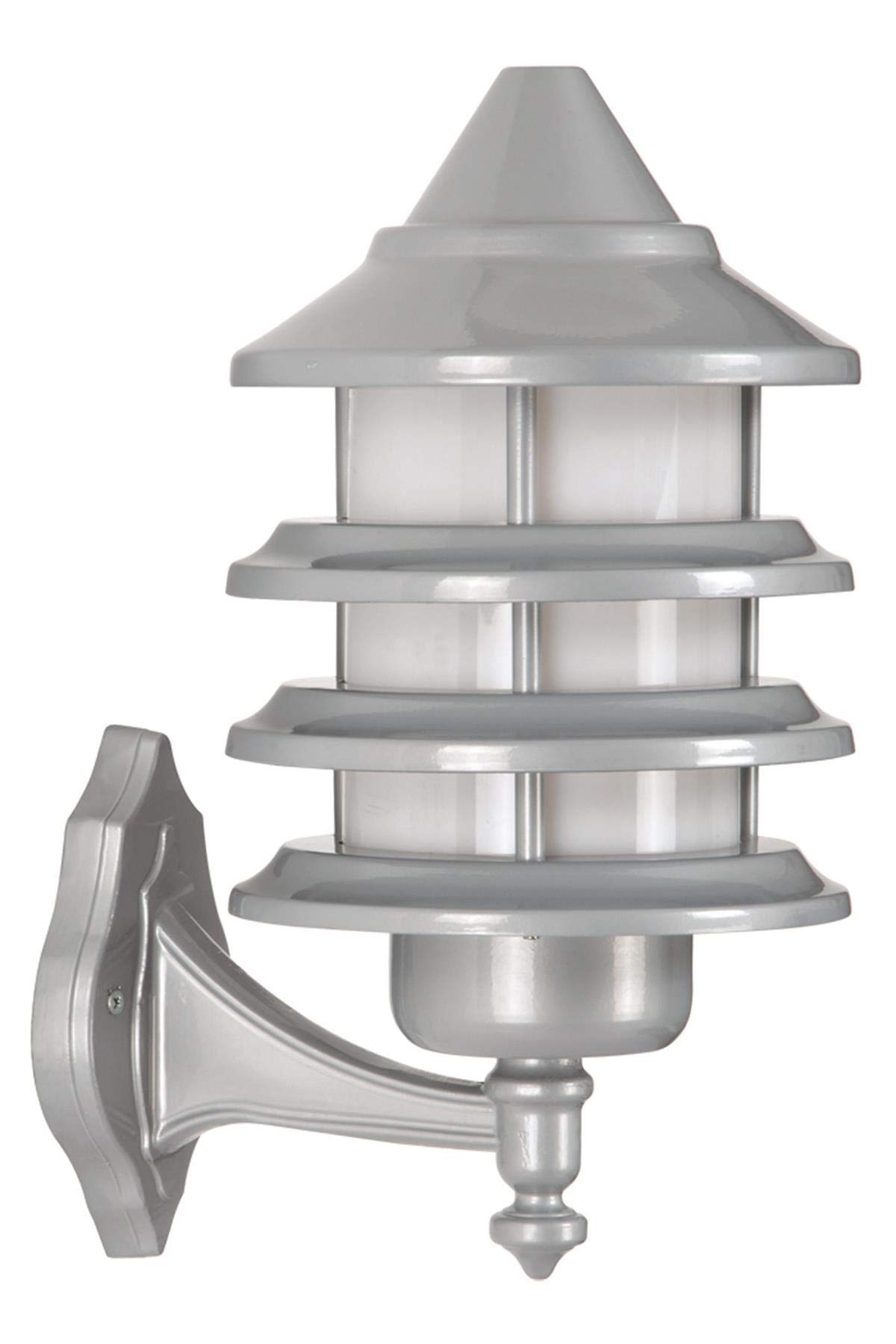 AVONNI BAP-68133-BBY Beyaz Elektrostatik Toz Boyalı Dış Mekan Aydınlatma, E27, Aluminyum, Polikarbon Cam, 24cm