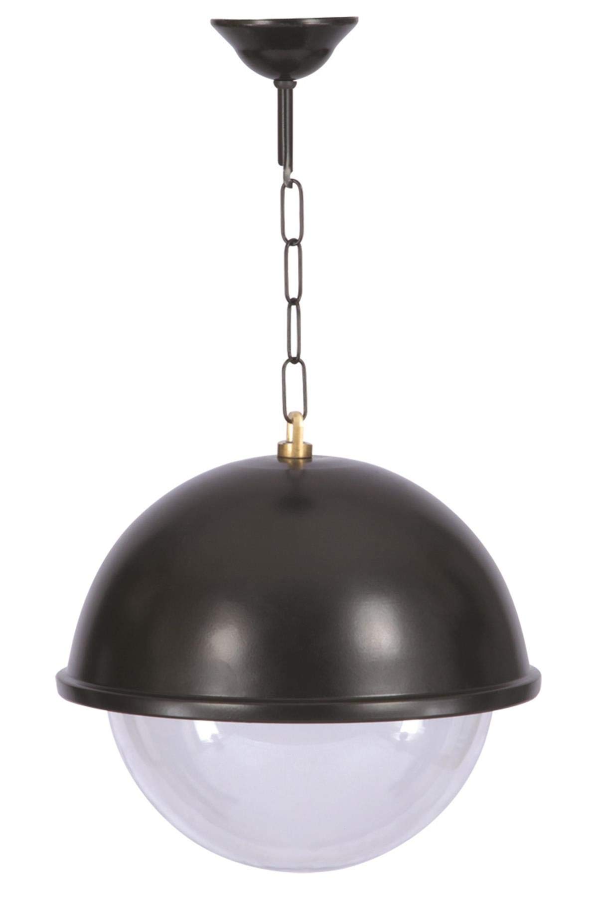 AVONNI BFE-68064-BSY-OP Siyah Elektrostatik Toz Boyalı Dış Mekan Aydınlatma, E27, Aluminyum, Polikarbon Cam, 30cm