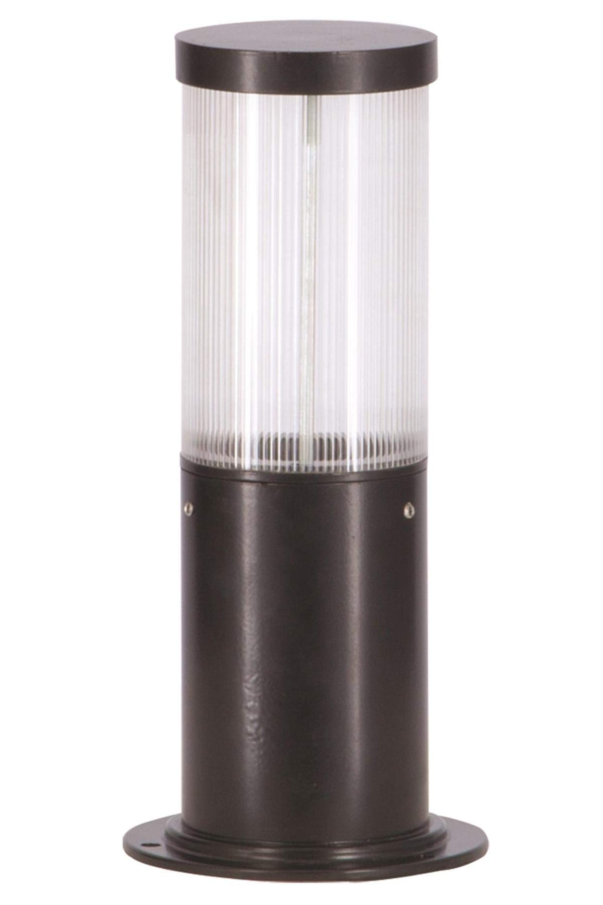 AVONNI BSU-68137-BSY-K Siyah Elektrostatik Toz Boyalı Dış Mekan Aydınlatma, E27, Aluminyum, Polikarbon Cam, 10cm
