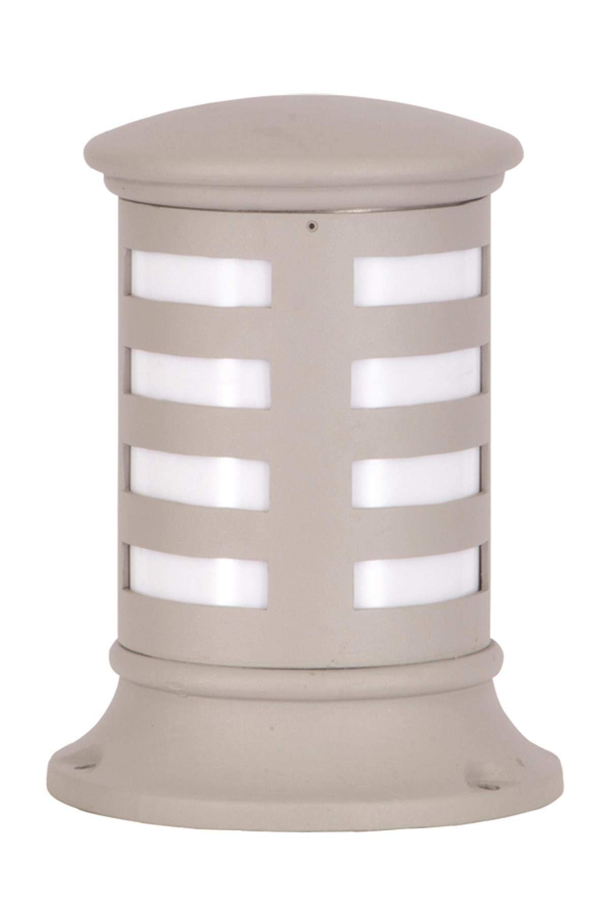 Avonni BSU-68148-BBY-K Beyaz Elektrostatik Toz Boyalı Dış Mekan Aydınlatma, E27, Aluminyum, Polikarbon/Akrilik Cam, 25 Cm
