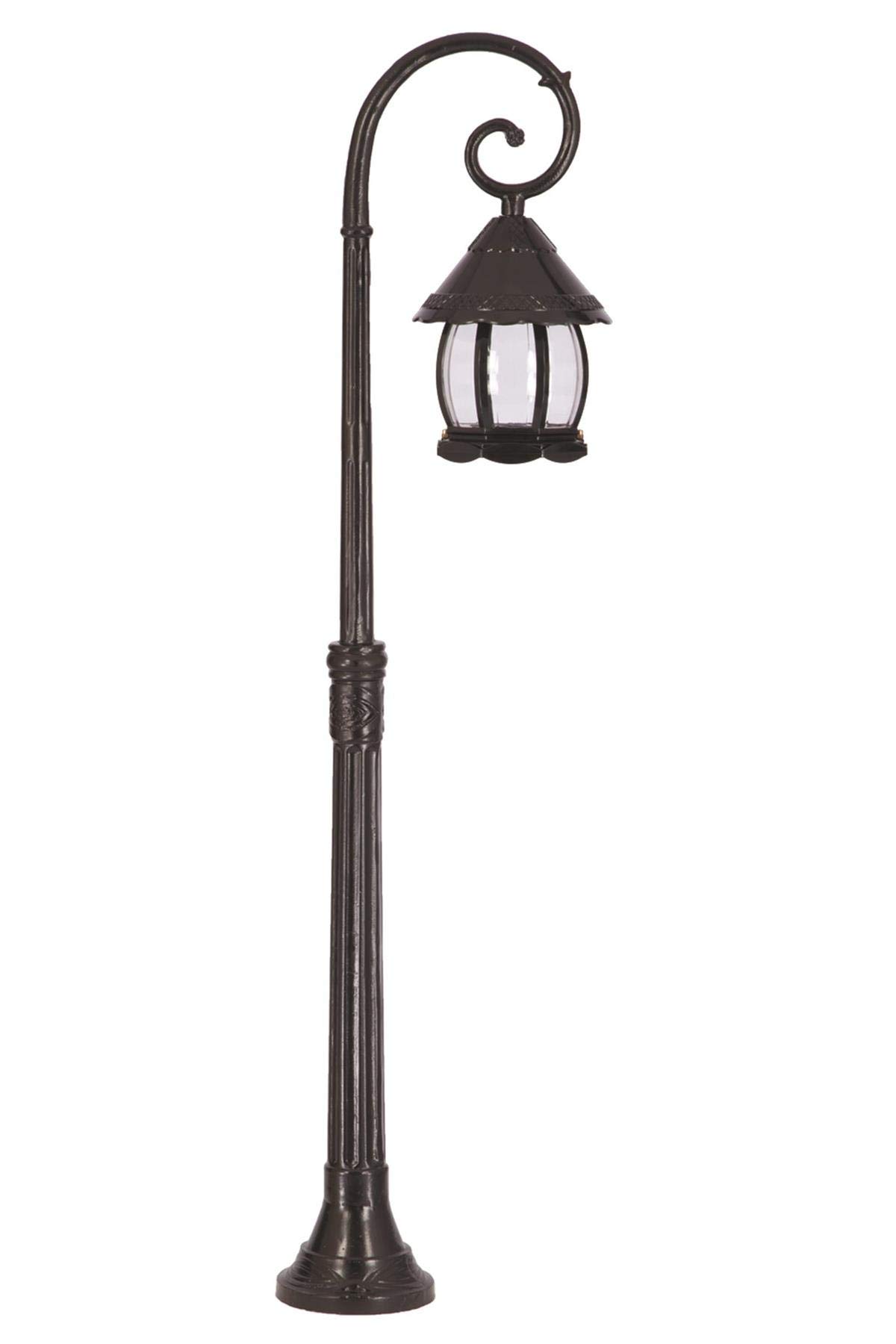 AVONNI BSU-68184-BSY-M1-B Siyah Elektrostatik Toz Boyalı Dış Mekan Aydınlatma, E27, Aluminyum, ABS, Polikarbon Cam, 30x20cm