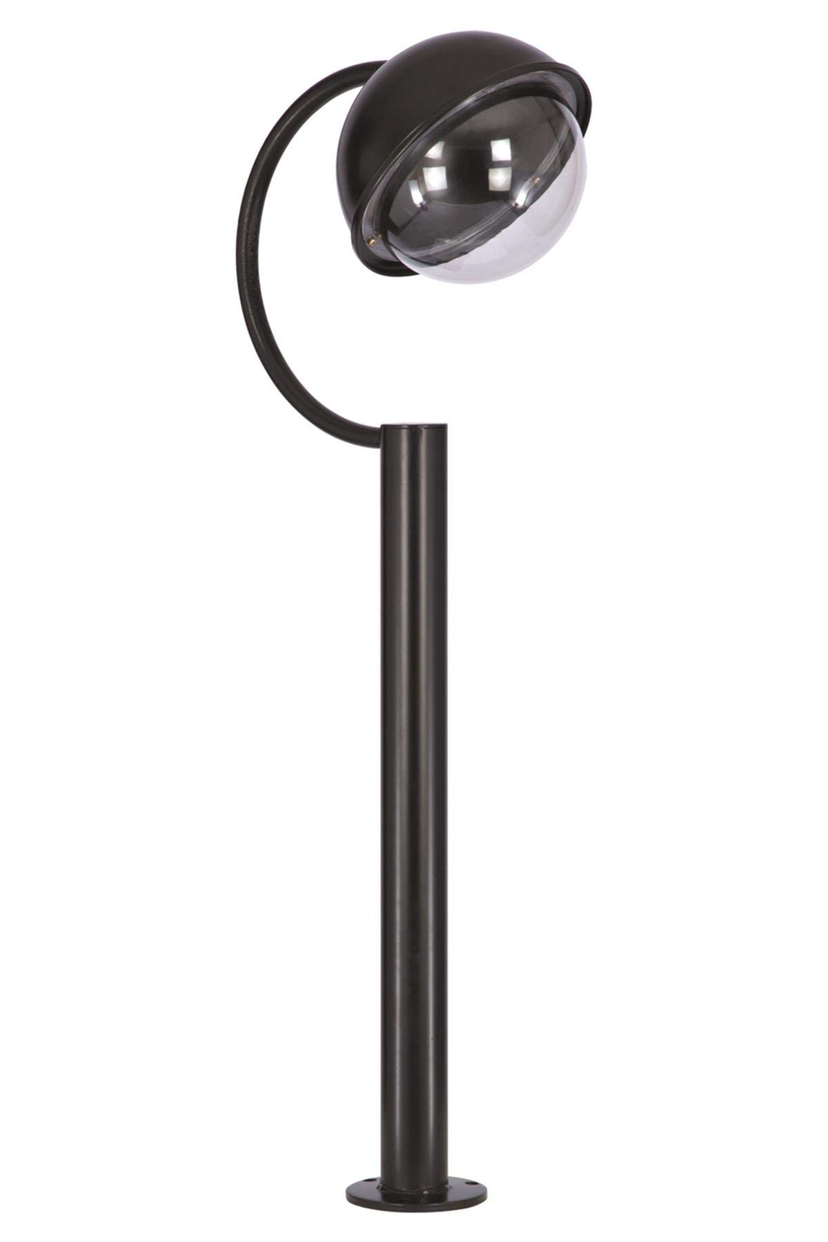 AVONNI BSU-68064-BSY-M2 Siyah Elektrostatik Toz Boyalı Dış Mekan Aydınlatma, E27, Aluminyum, Döküm Dip, Polikarbon Cam, 45cm