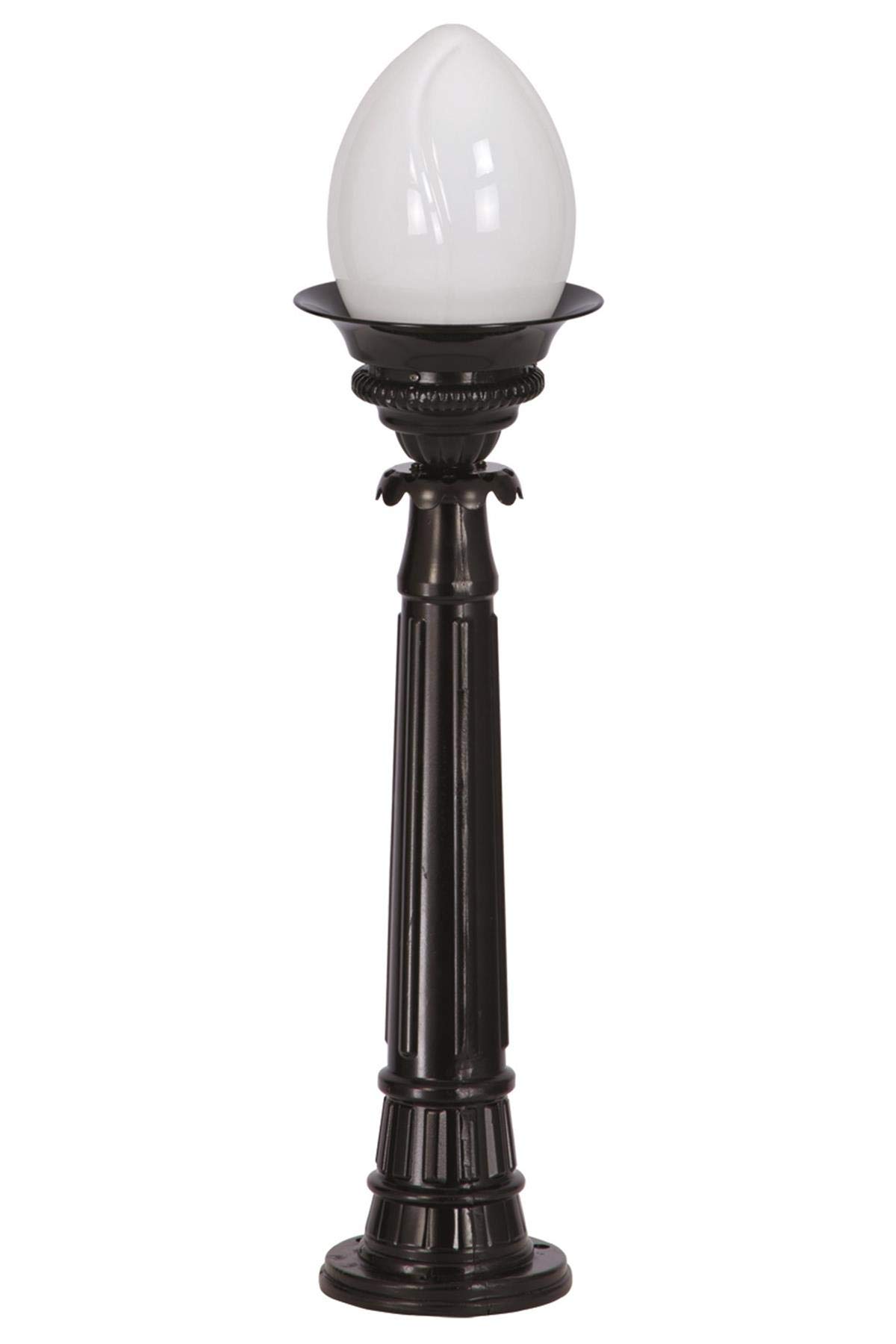 AVONNI BSU-68058-BSY-BOP Siyah Elektrostatik Toz Boyalı Dış Mekan Aydınlatma, E27, Aluminyum, Akrilik Cam, 22cm