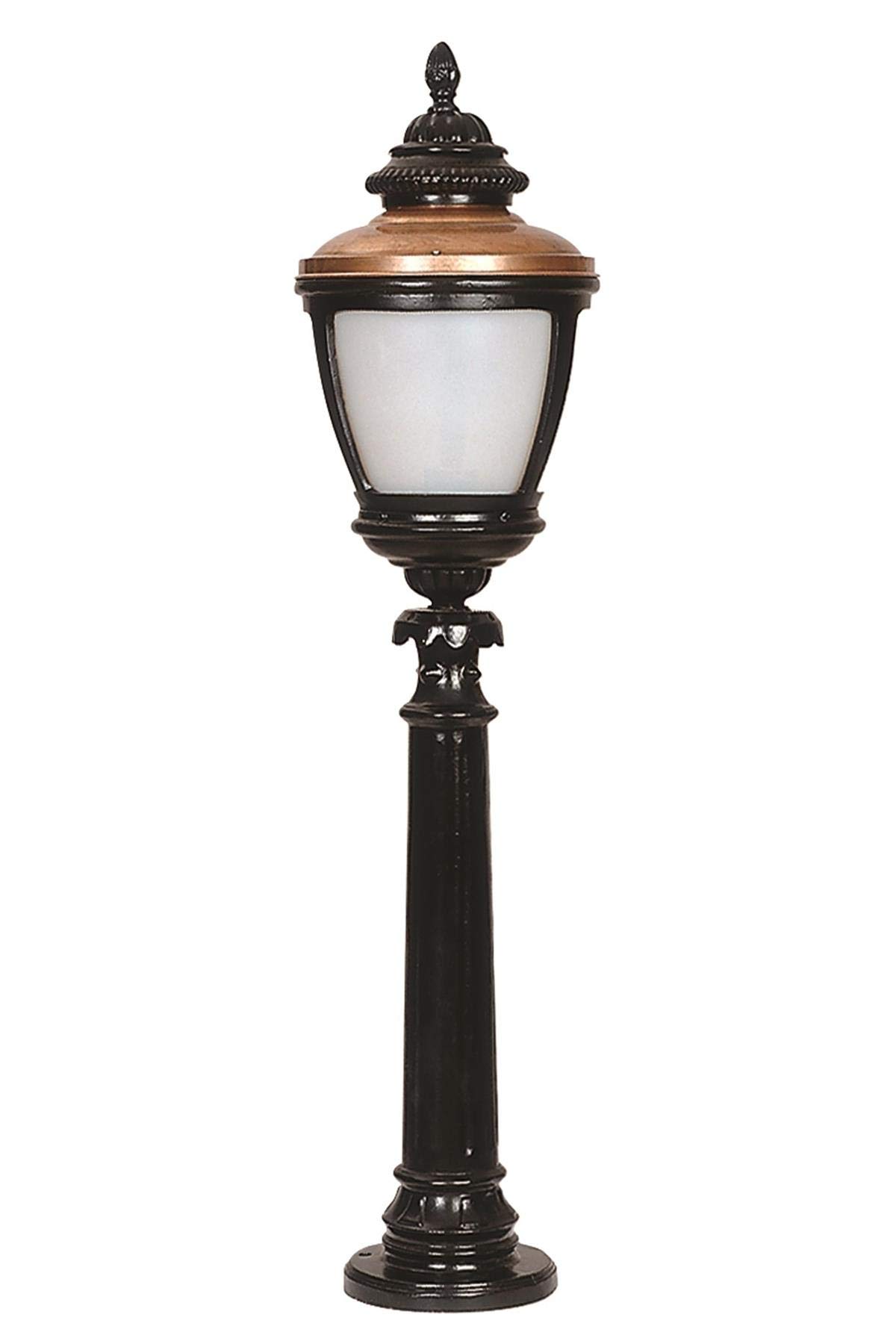 AVONNI BSU-68011-BSY-BOP Kahverengi/Siyah Elektrostatik Toz Boyalı Dış Mekan Aydınlatma, E27, Aluminyum, Polikarbon Cam, 26cm