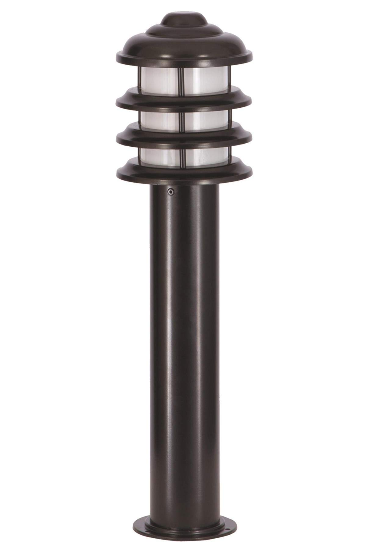 Avonni BSU-68131-BSY-B Siyah Elektrostatik Toz Boyalı Dış Mekan Aydınlatma, E27, Aluminyum, Polikarbon Cam, 20 Cm