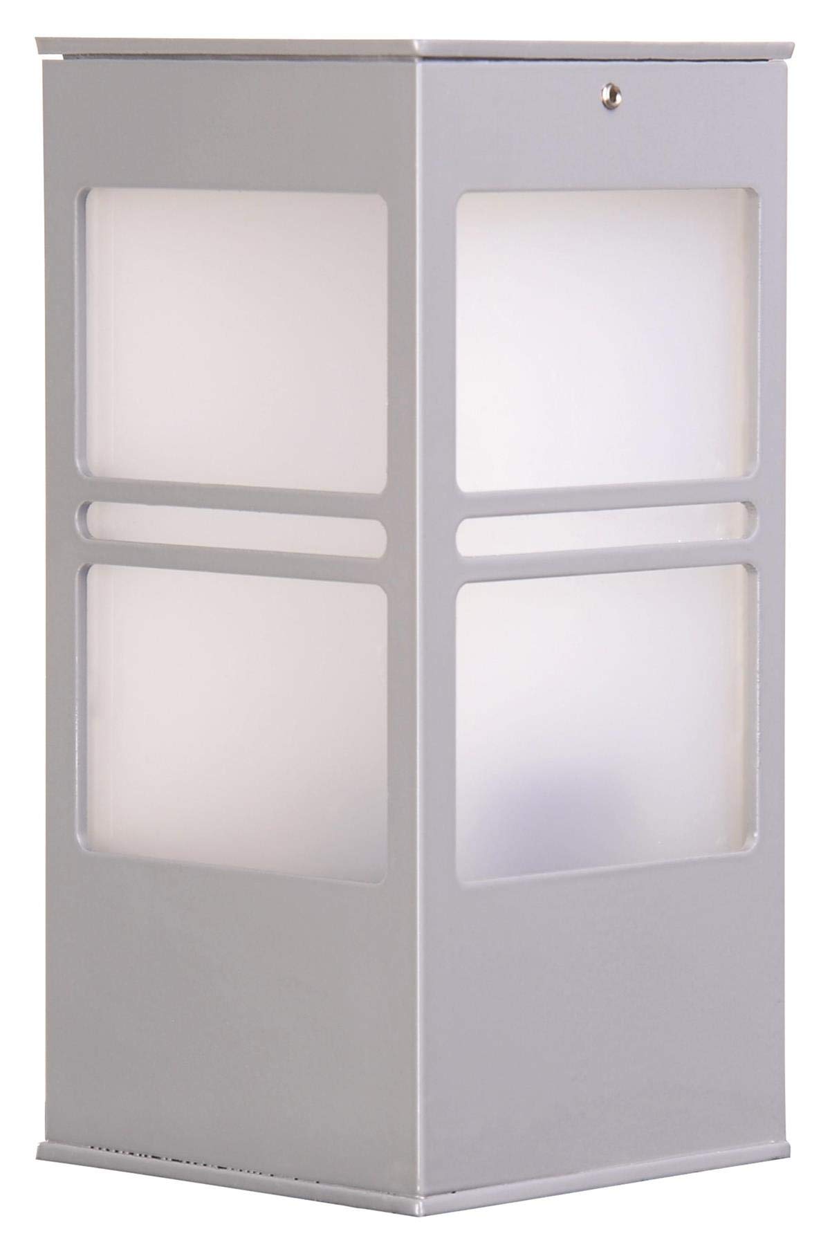 AVONNI BSU-68143-BBY-K Beyaz Elektrostatik Toz Boyalı Dış Mekan Aydınlatma, E27, Aluminyum, Polikarbon/Akrilik Cam, 12cm